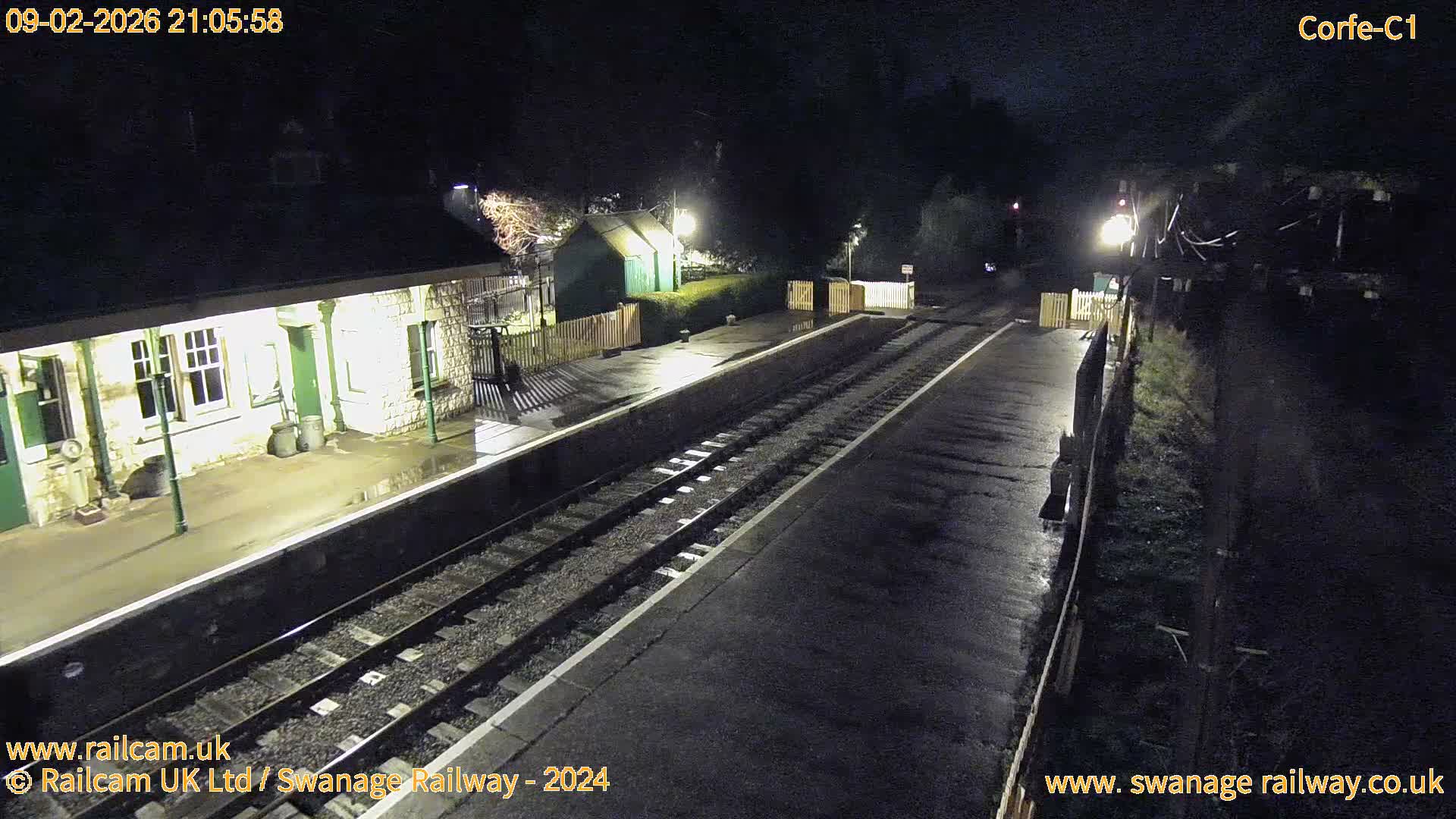 Corfe Castle View & Corfe Railway Station Live Cam - Purbeck, Dorset, South West, England, United Kingdom