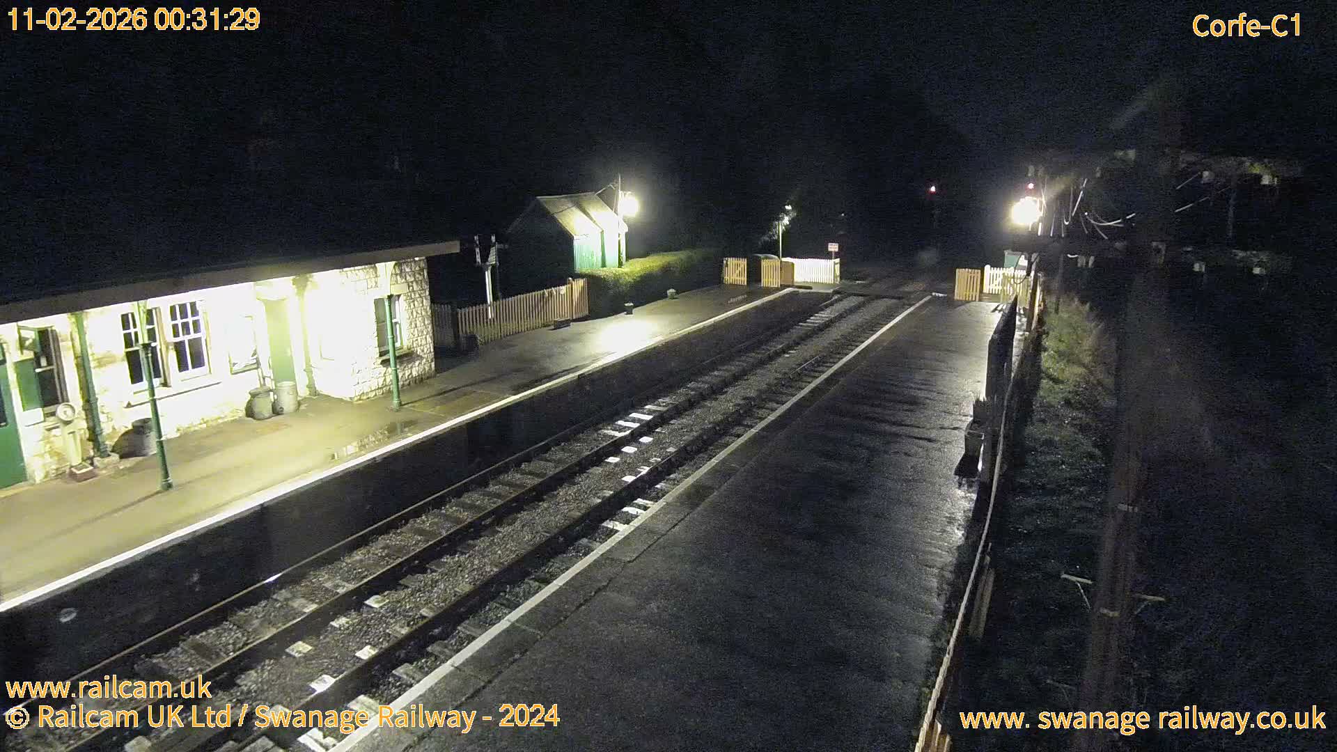 Corfe Castle View & Corfe Railway Station Live Cam - Purbeck, Dorset, South West, England, United Kingdom
