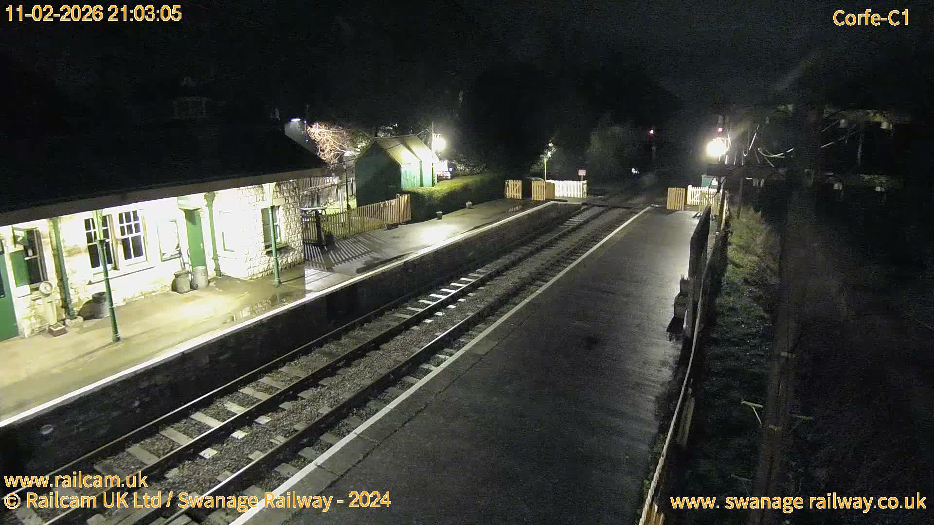 Corfe Castle View & Corfe Railway Station Live Cam - Purbeck, Dorset, South West, England, United Kingdom