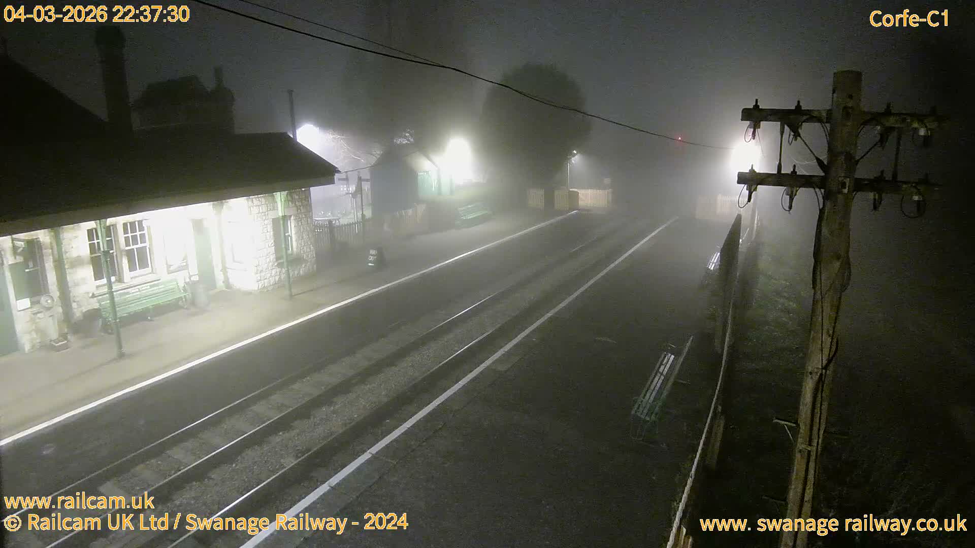 Corfe Castle View & Corfe Railway Station Live Cam - Purbeck, Dorset, South West, England, United Kingdom