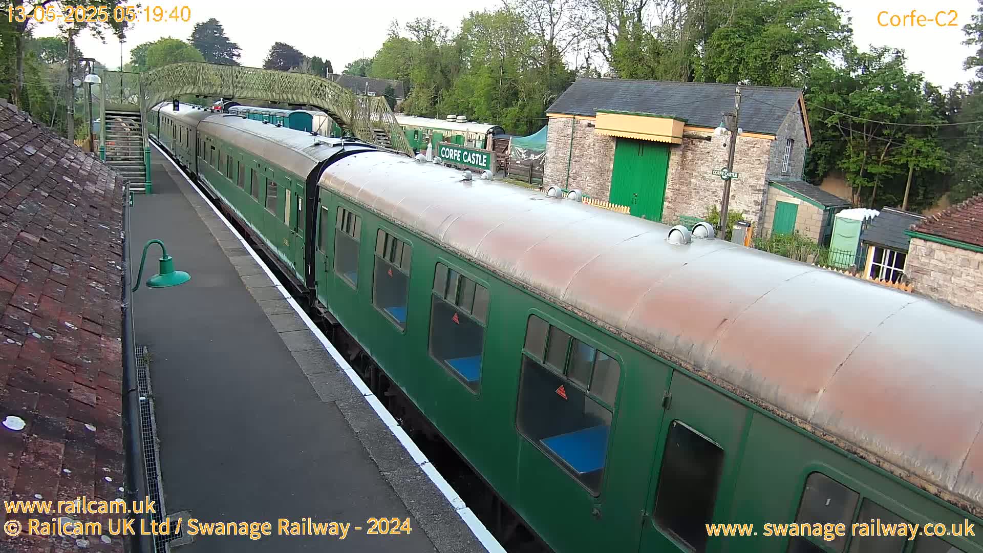 Corfe Castle Train Station Live Cam - Purbeck, Dorset, South West, England, United Kingdom