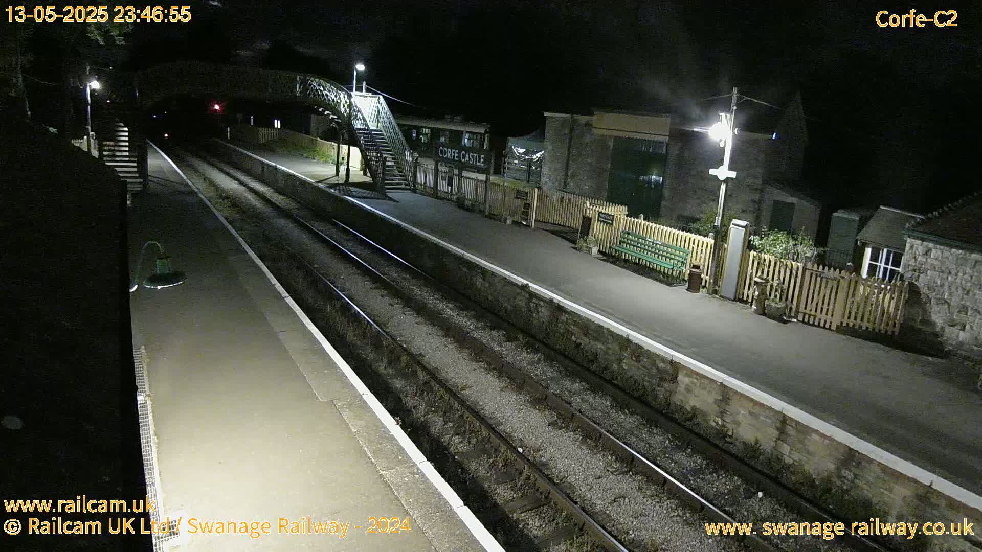 Corfe Castle Train Station Live Cam - Purbeck, Dorset, South West, England, United Kingdom