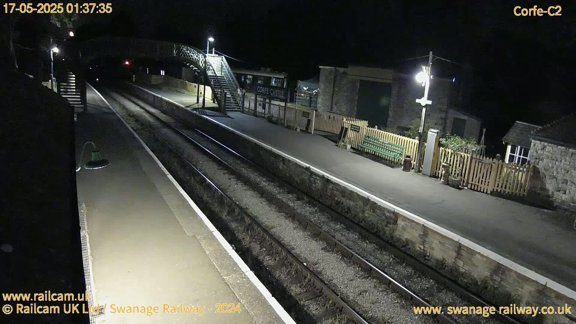 Corfe Castle Train Station Live Cam - Purbeck, Dorset, South West, England, United Kingdom