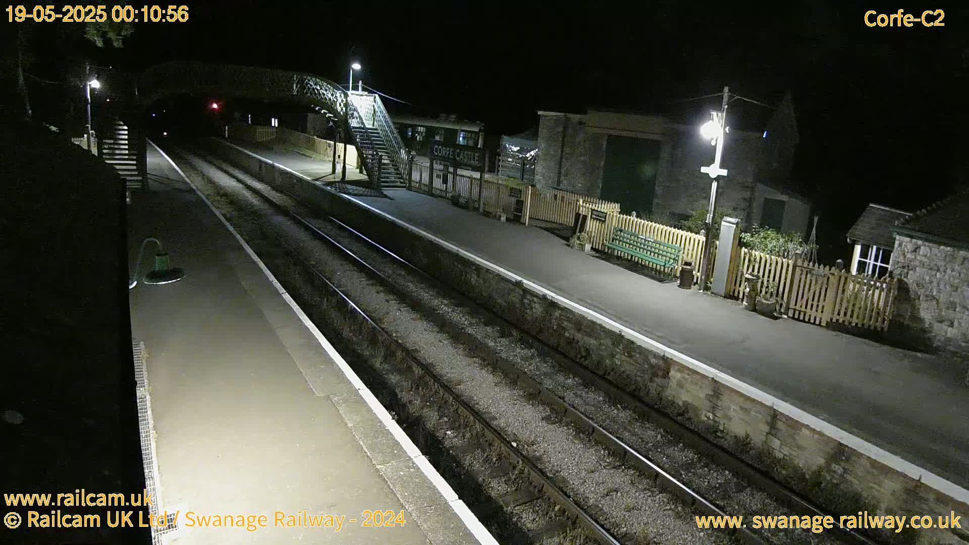 Corfe Castle Train Station Live Cam - Purbeck, Dorset, South West, England, United Kingdom