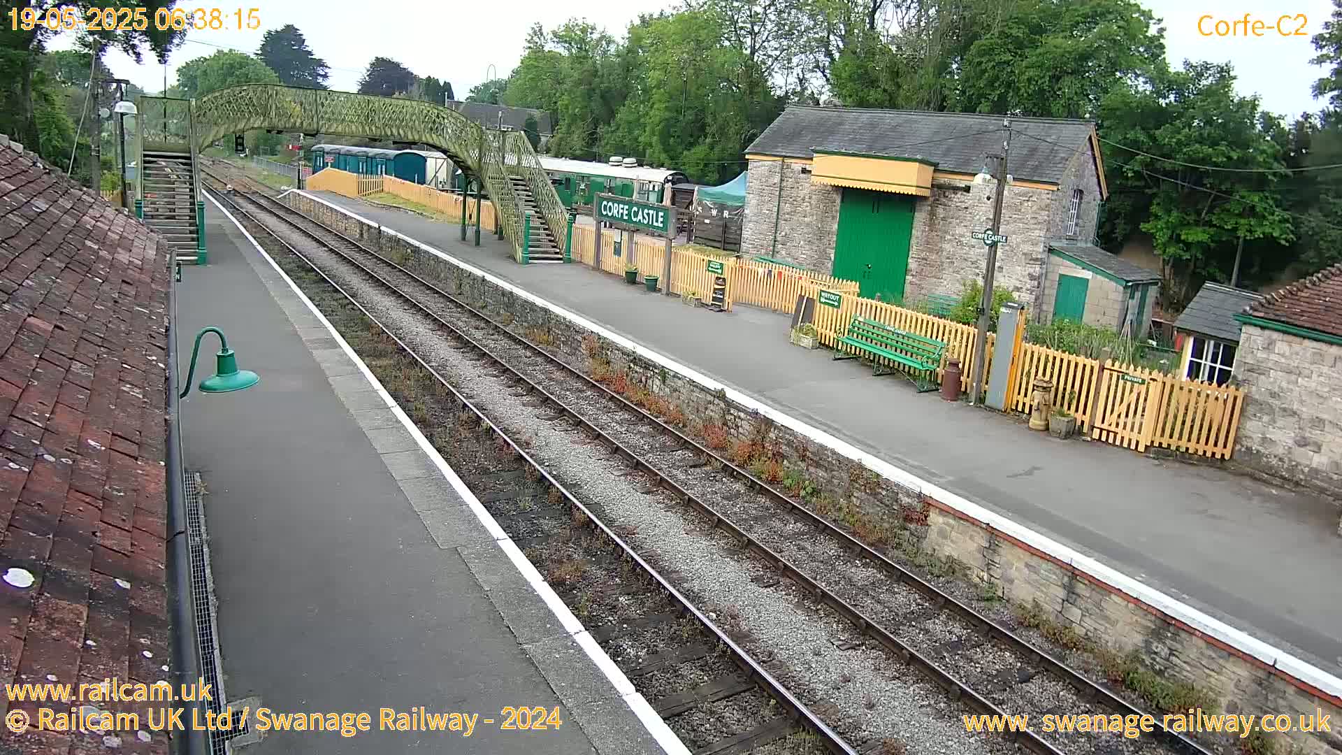 Corfe Castle Train Station Live Cam - Purbeck, Dorset, South West, England, United Kingdom