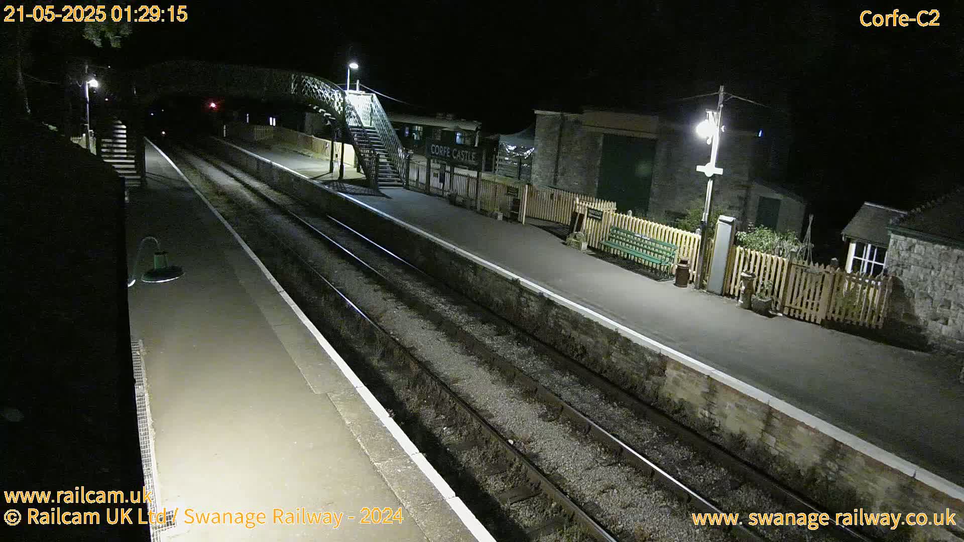 Corfe Castle Train Station Live Cam - Purbeck, Dorset, South West, England, United Kingdom