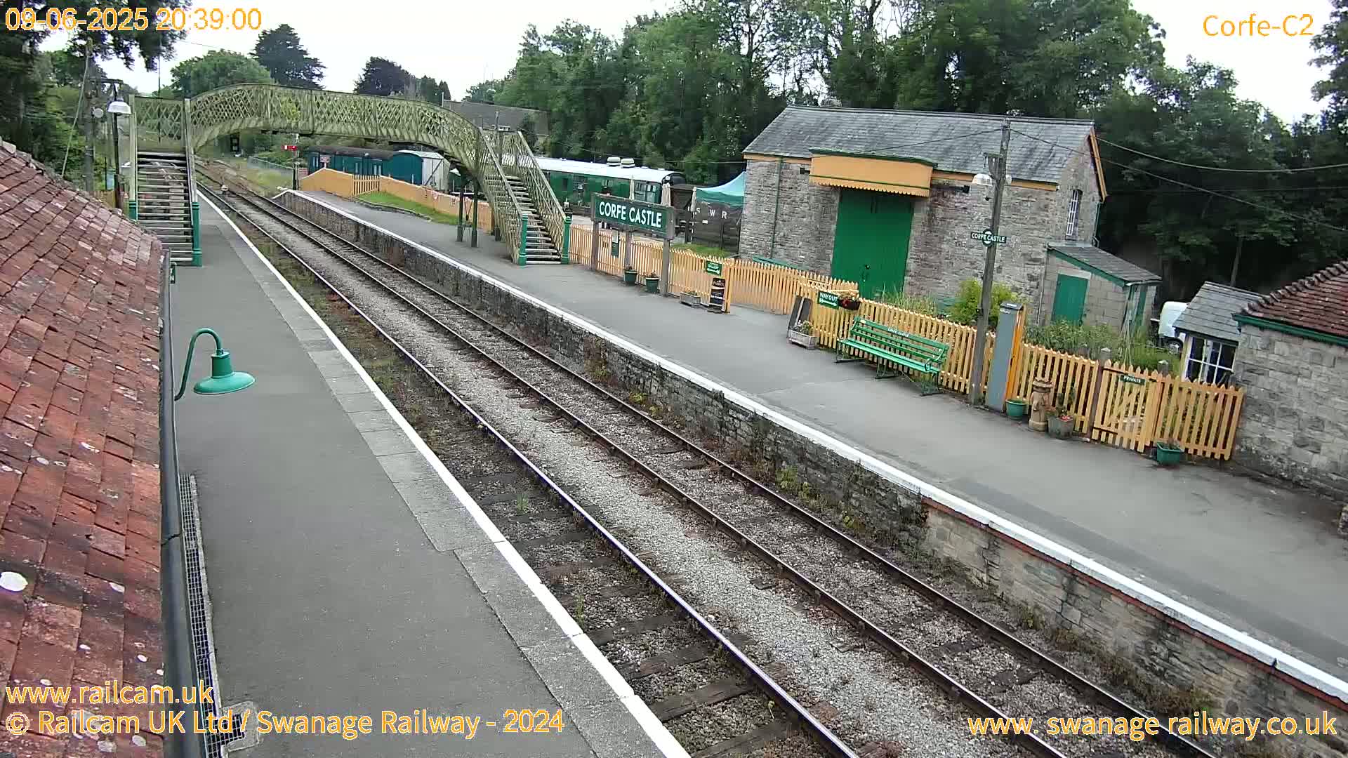Corfe Castle Train Station Live Cam - Purbeck, Dorset, South West, England, United Kingdom