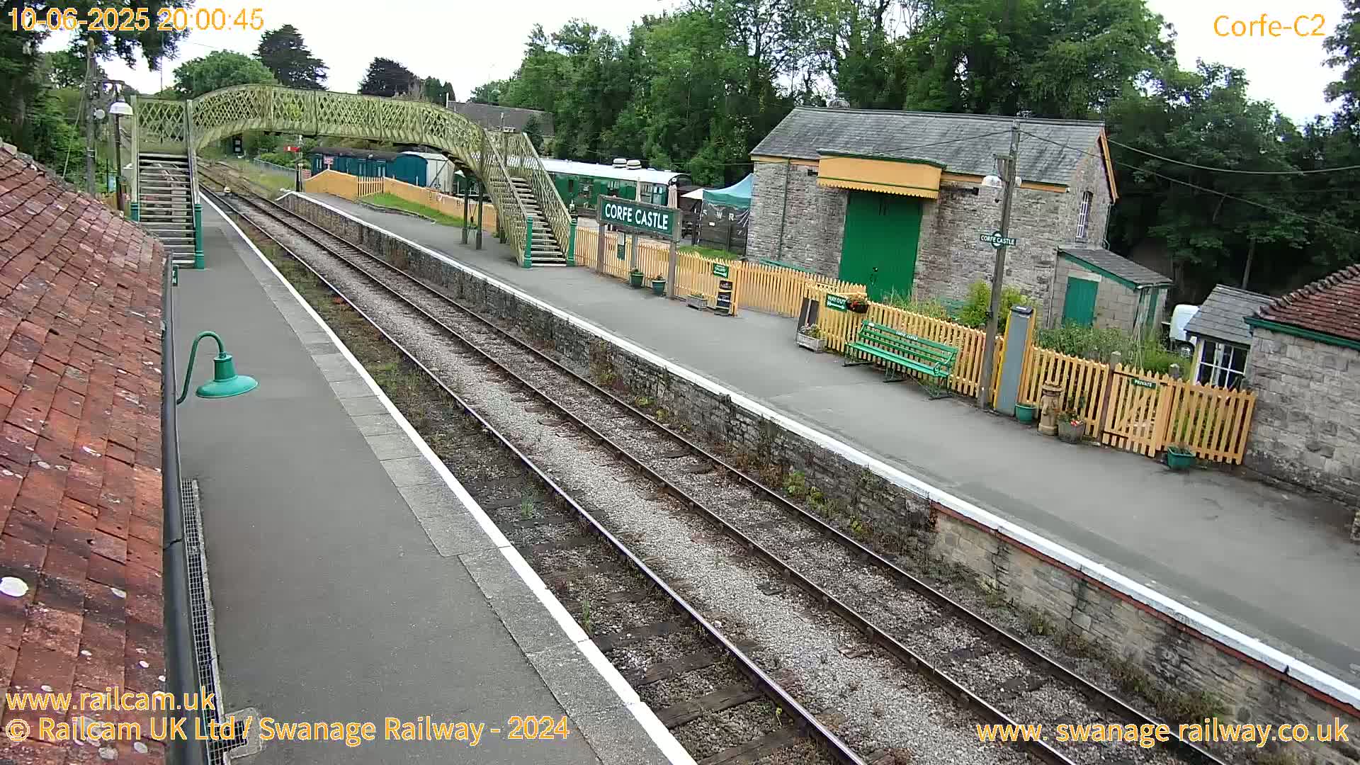 Corfe Castle Train Station Live Cam - Purbeck, Dorset, South West, England, United Kingdom