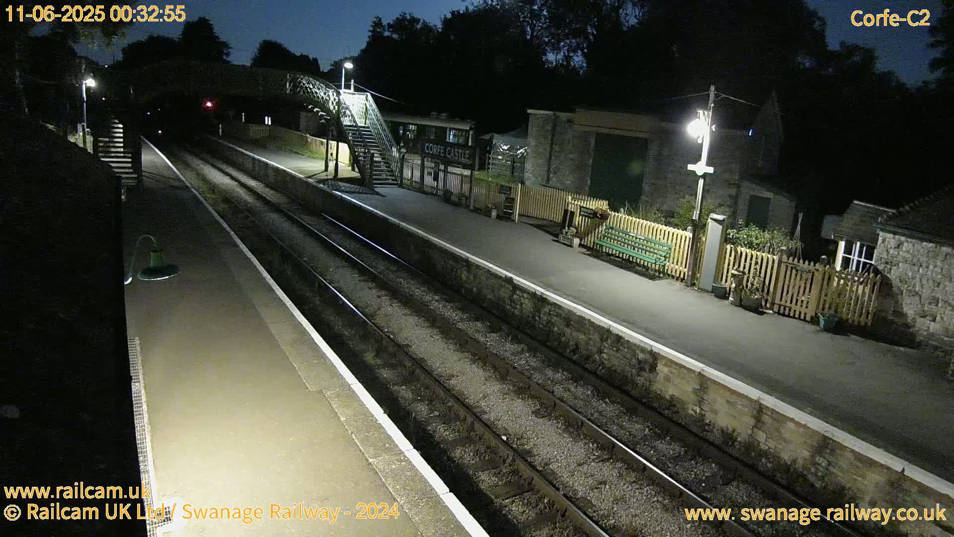 Corfe Castle Train Station Live Cam - Purbeck, Dorset, South West, England, United Kingdom