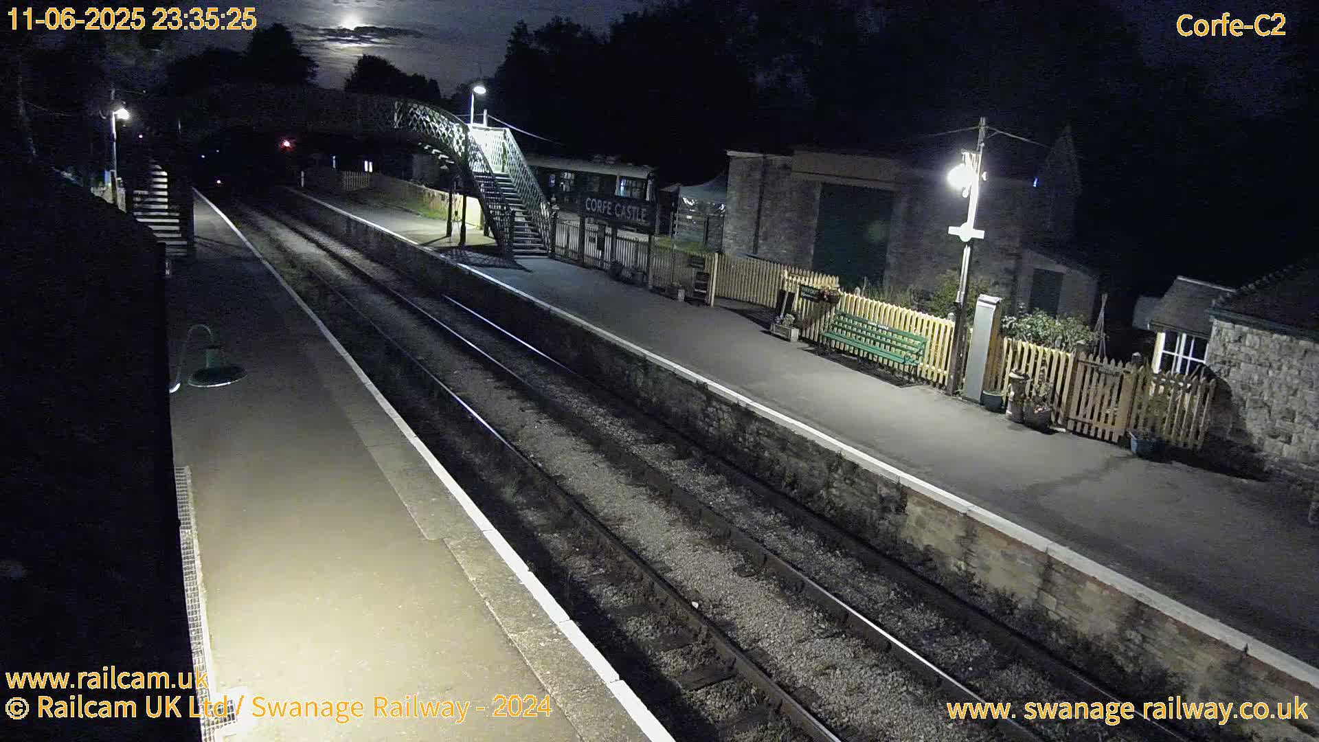 Corfe Castle Train Station Live Cam - Purbeck, Dorset, South West, England, United Kingdom