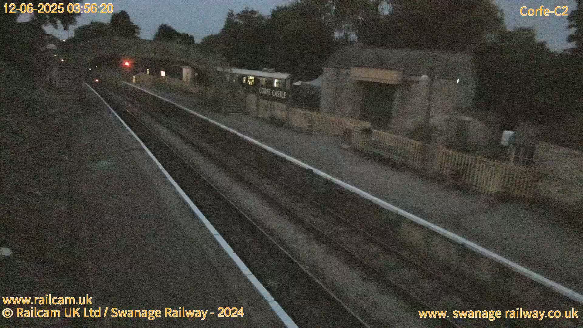 Corfe Castle Train Station Live Cam - Purbeck, Dorset, South West, England, United Kingdom