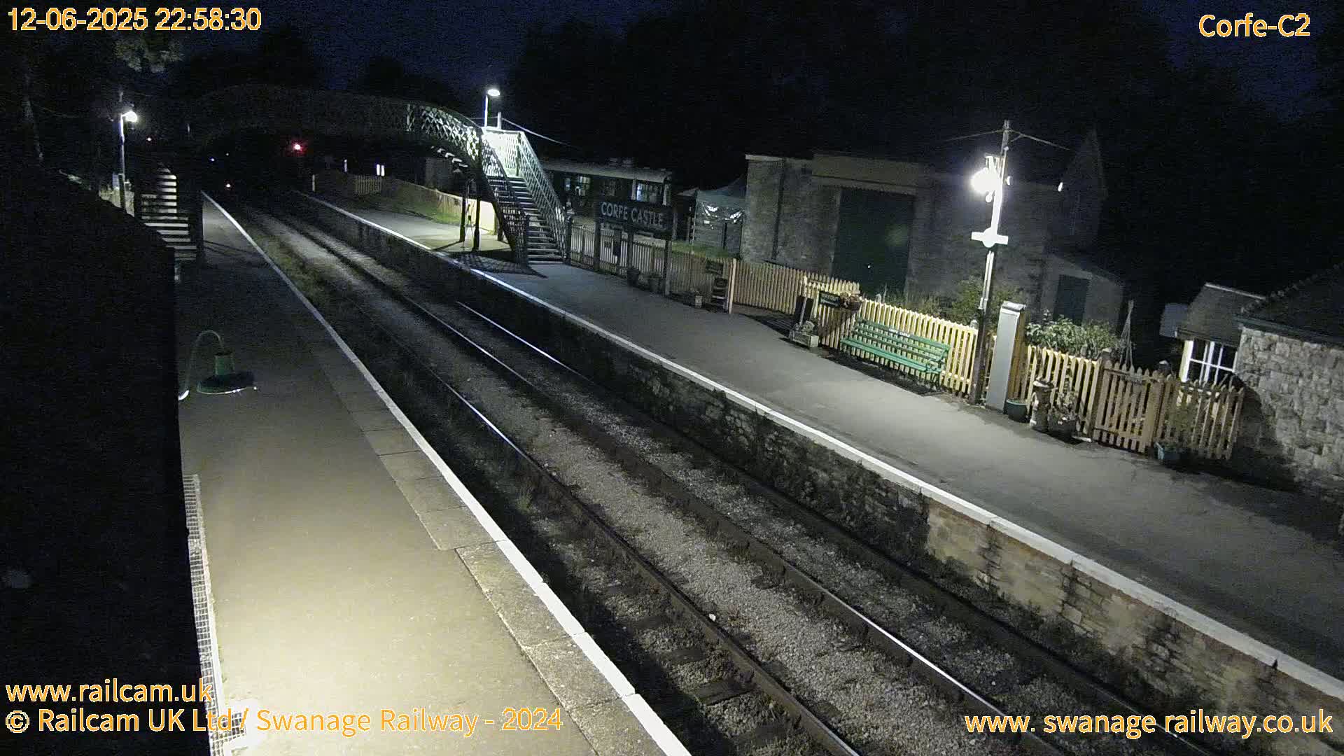 Corfe Castle Train Station Live Cam - Purbeck, Dorset, South West, England, United Kingdom