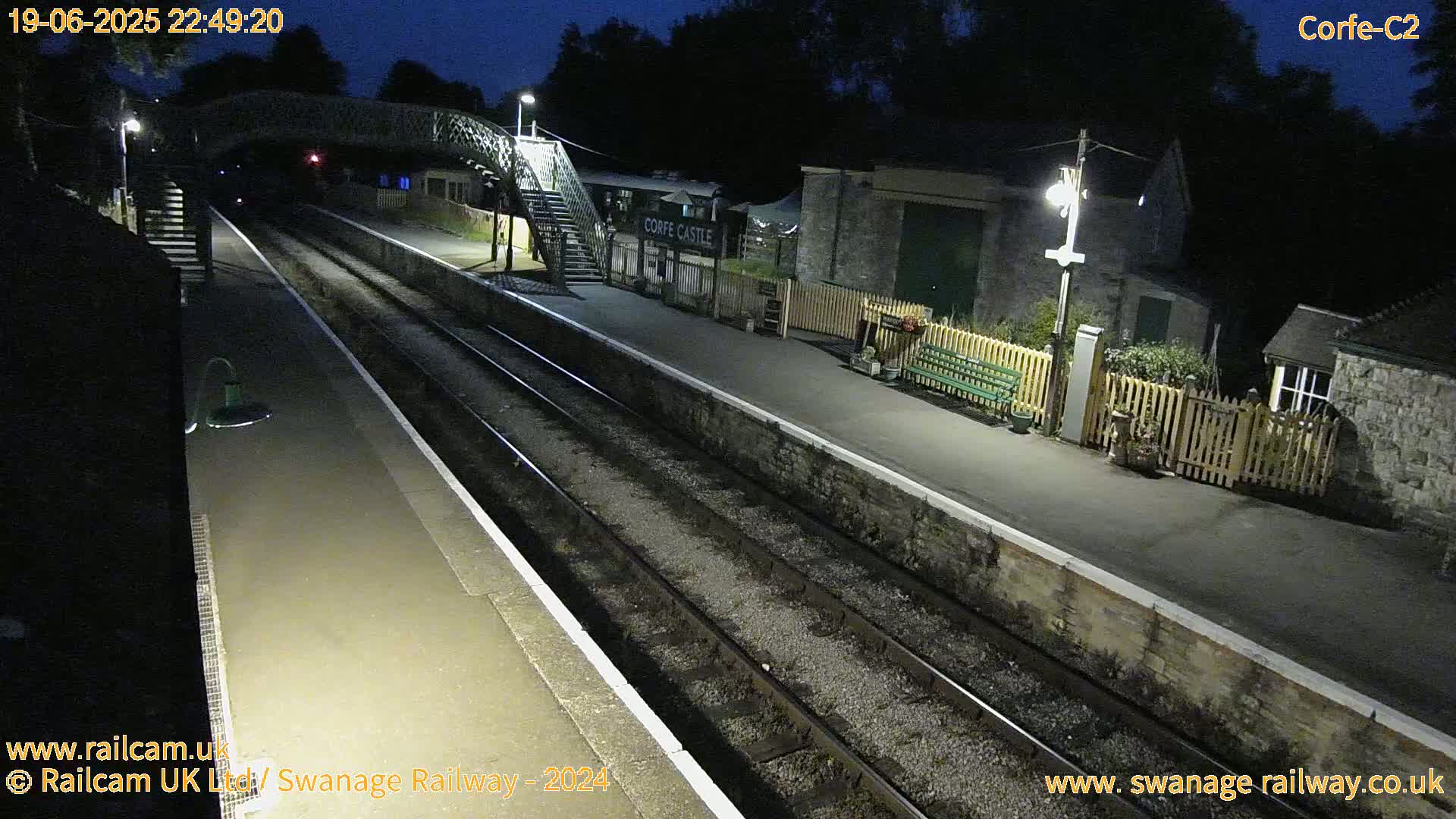 Corfe Castle Train Station Live Cam - Purbeck, Dorset, South West, England, United Kingdom
