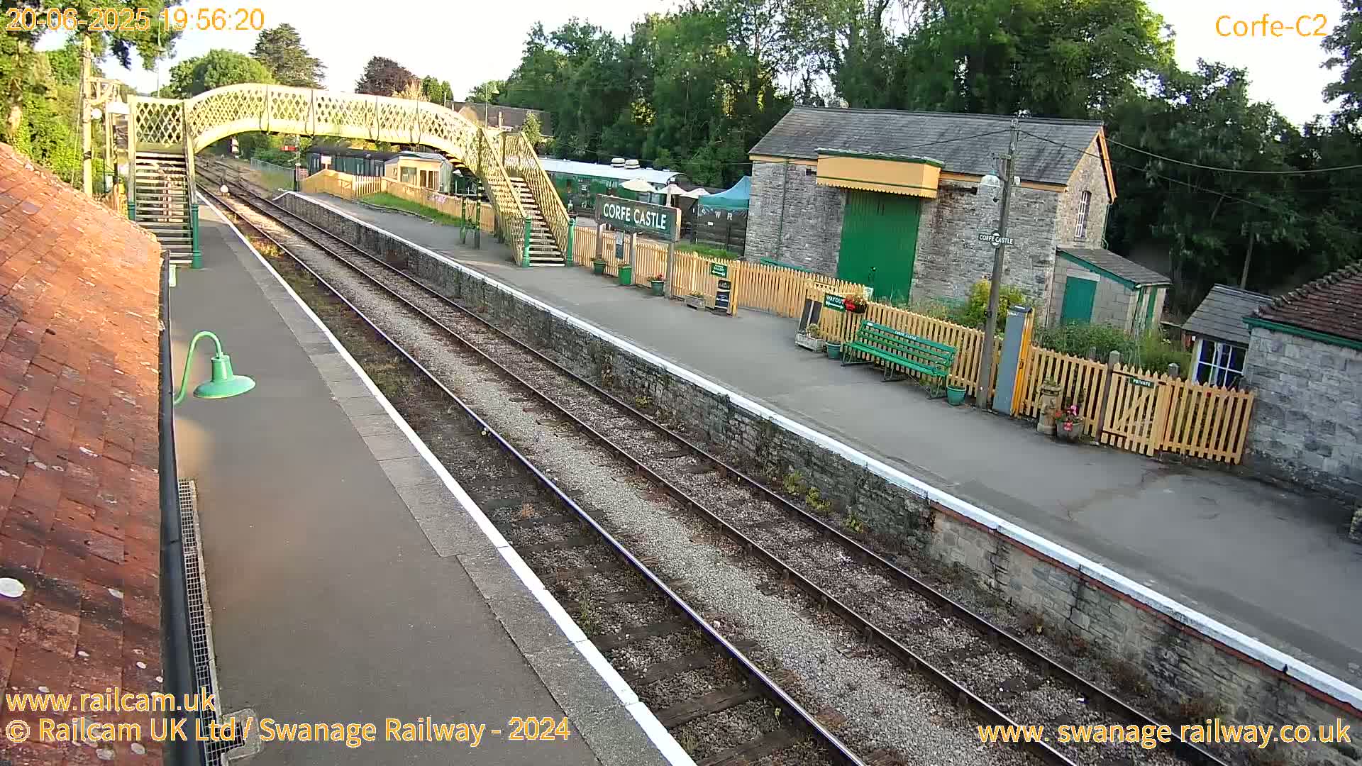 Corfe Castle Train Station Live Cam - Purbeck, Dorset, South West, England, United Kingdom