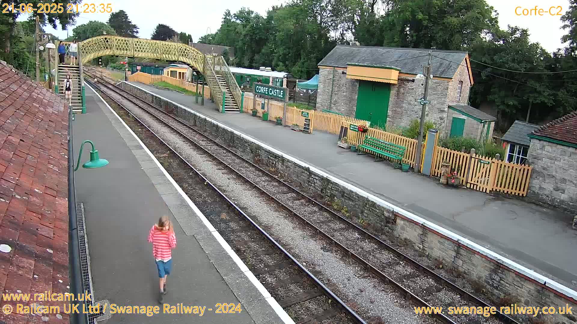 Corfe Castle Train Station Live Cam - Purbeck, Dorset, South West, England, United Kingdom