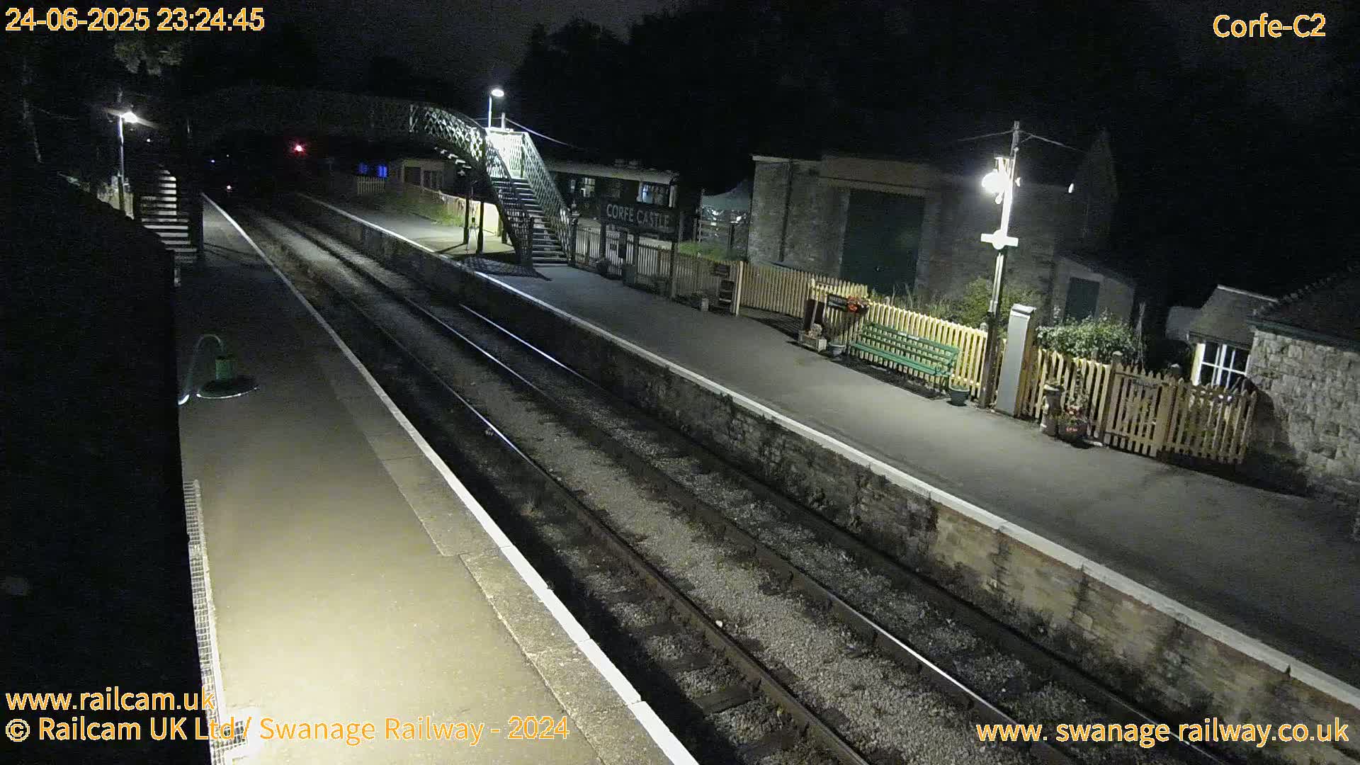 Corfe Castle Train Station Live Cam - Purbeck, Dorset, South West, England, United Kingdom