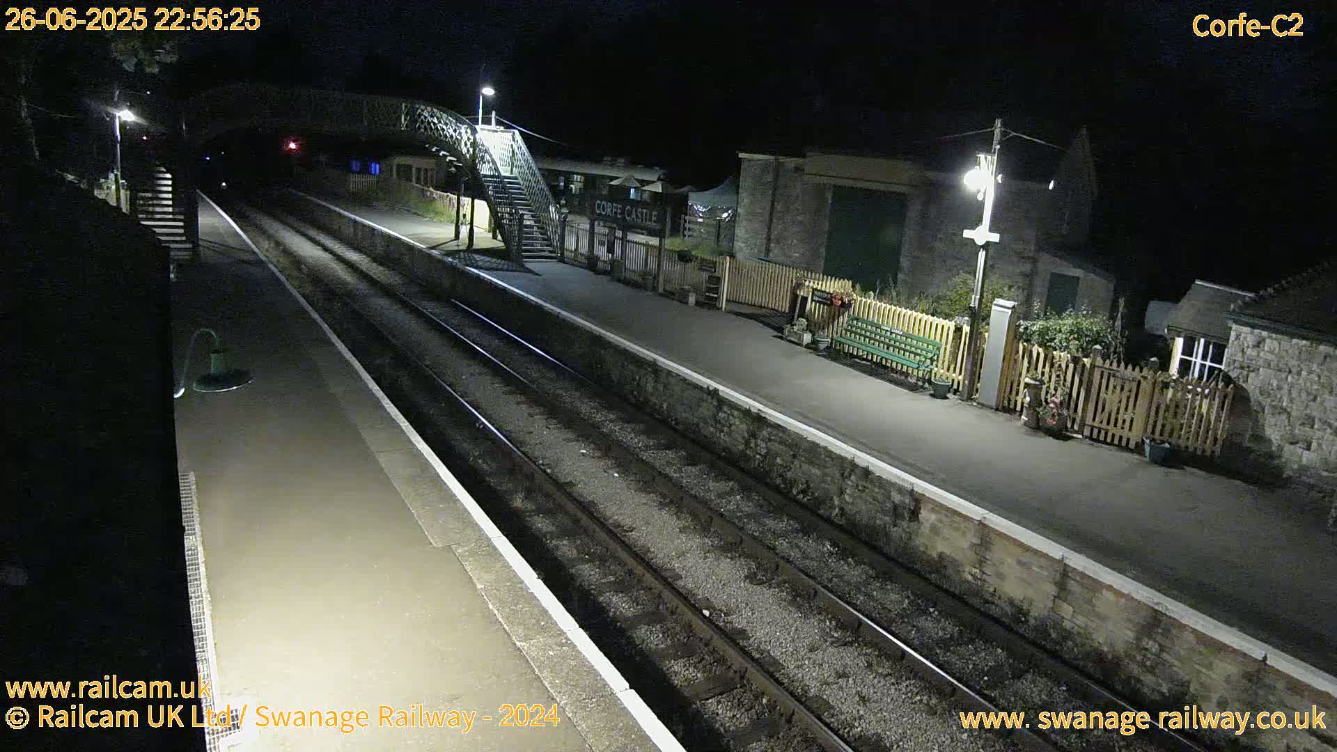 Corfe Castle Train Station Live Cam - Purbeck, Dorset, South West, England, United Kingdom