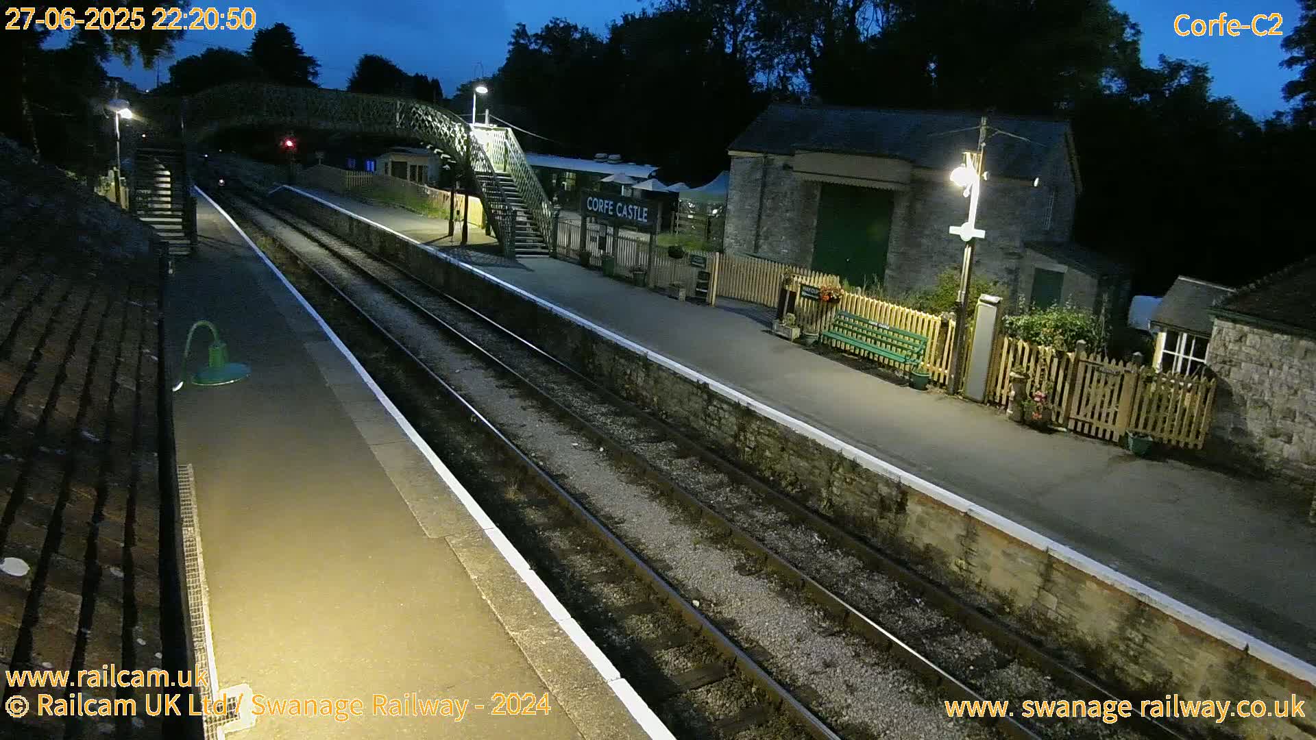 Corfe Castle Train Station Live Cam - Purbeck, Dorset, South West, England, United Kingdom