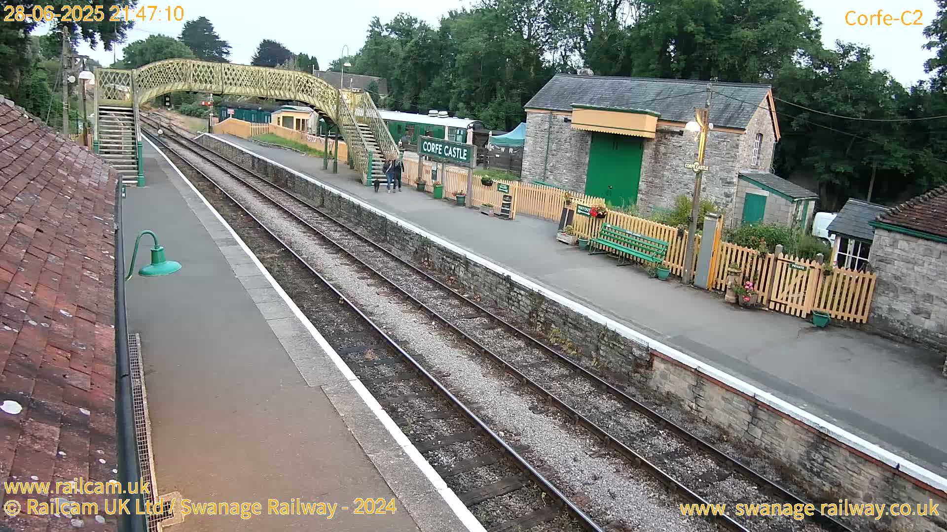 Corfe Castle Train Station Live Cam - Purbeck, Dorset, South West, England, United Kingdom