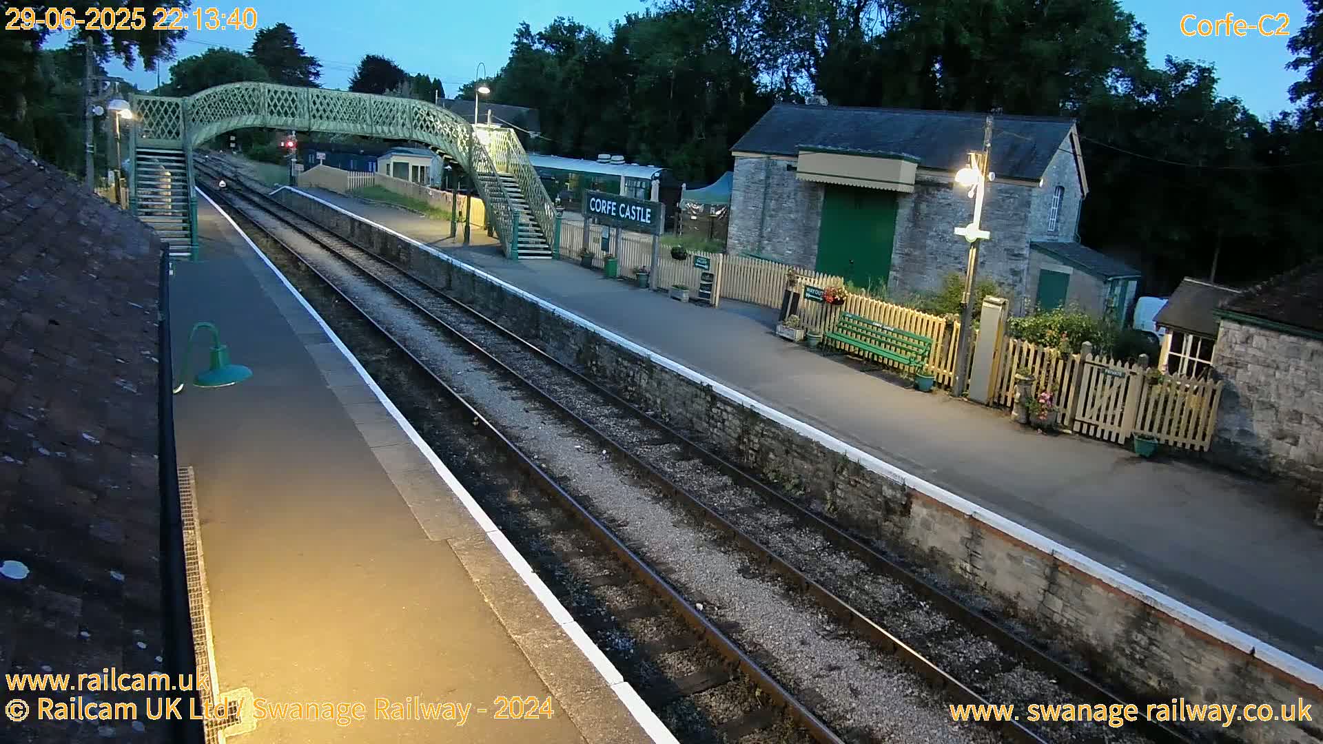 Corfe Castle Train Station Live Cam - Purbeck, Dorset, South West, England, United Kingdom