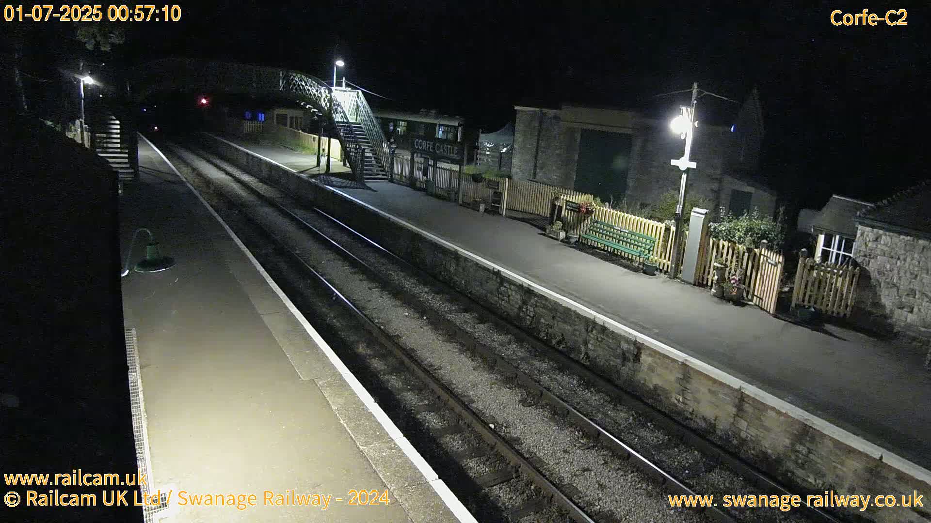 Corfe Castle Train Station Live Cam - Purbeck, Dorset, South West, England, United Kingdom