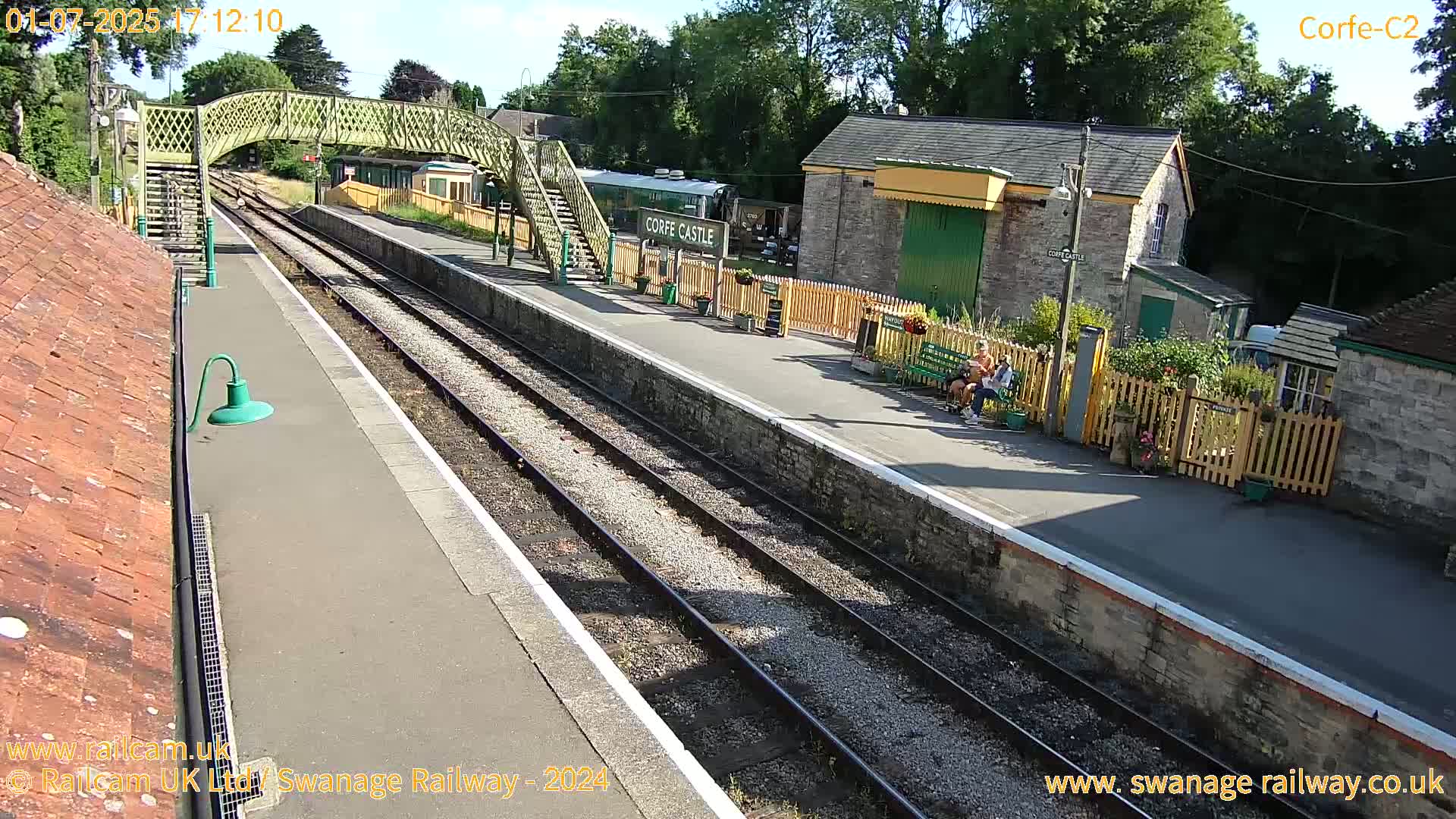Corfe Castle Train Station Live Cam - Purbeck, Dorset, South West, England, United Kingdom