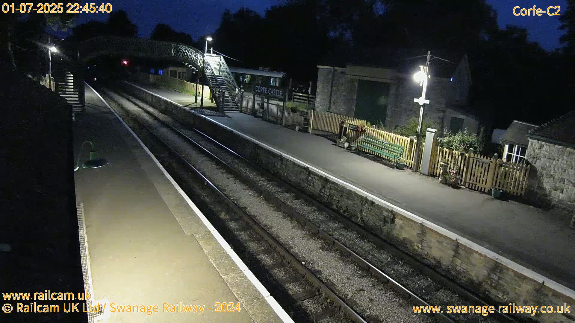 Corfe Castle Train Station Live Cam - Purbeck, Dorset, South West, England, United Kingdom