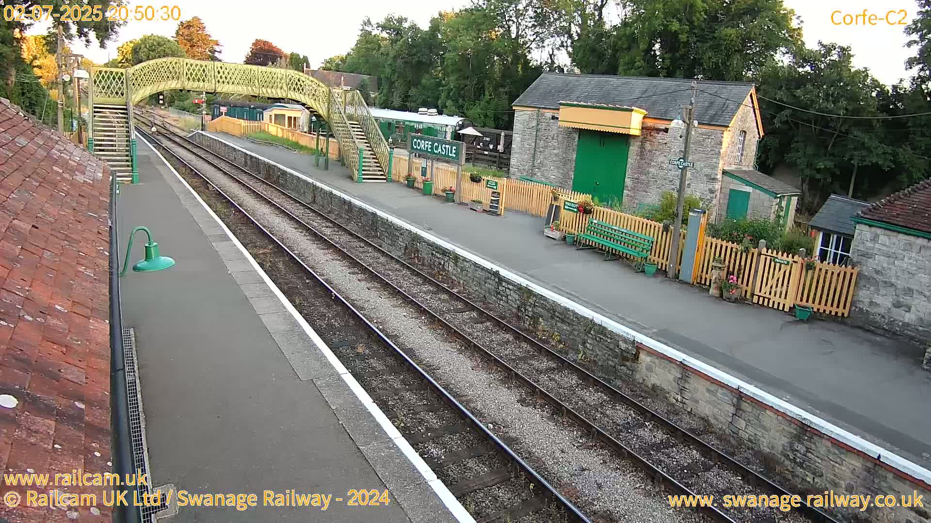 Corfe Castle Train Station Live Cam - Purbeck, Dorset, South West, England, United Kingdom