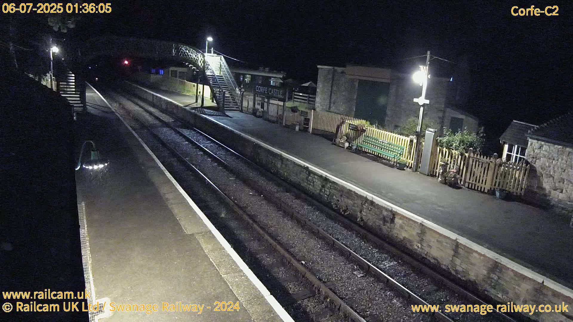 Corfe Castle Train Station Live Cam - Purbeck, Dorset, South West, England, United Kingdom