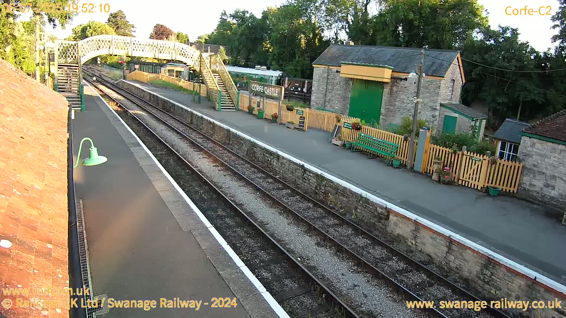 Corfe Castle Train Station Live Cam - Purbeck, Dorset, South West, England, United Kingdom