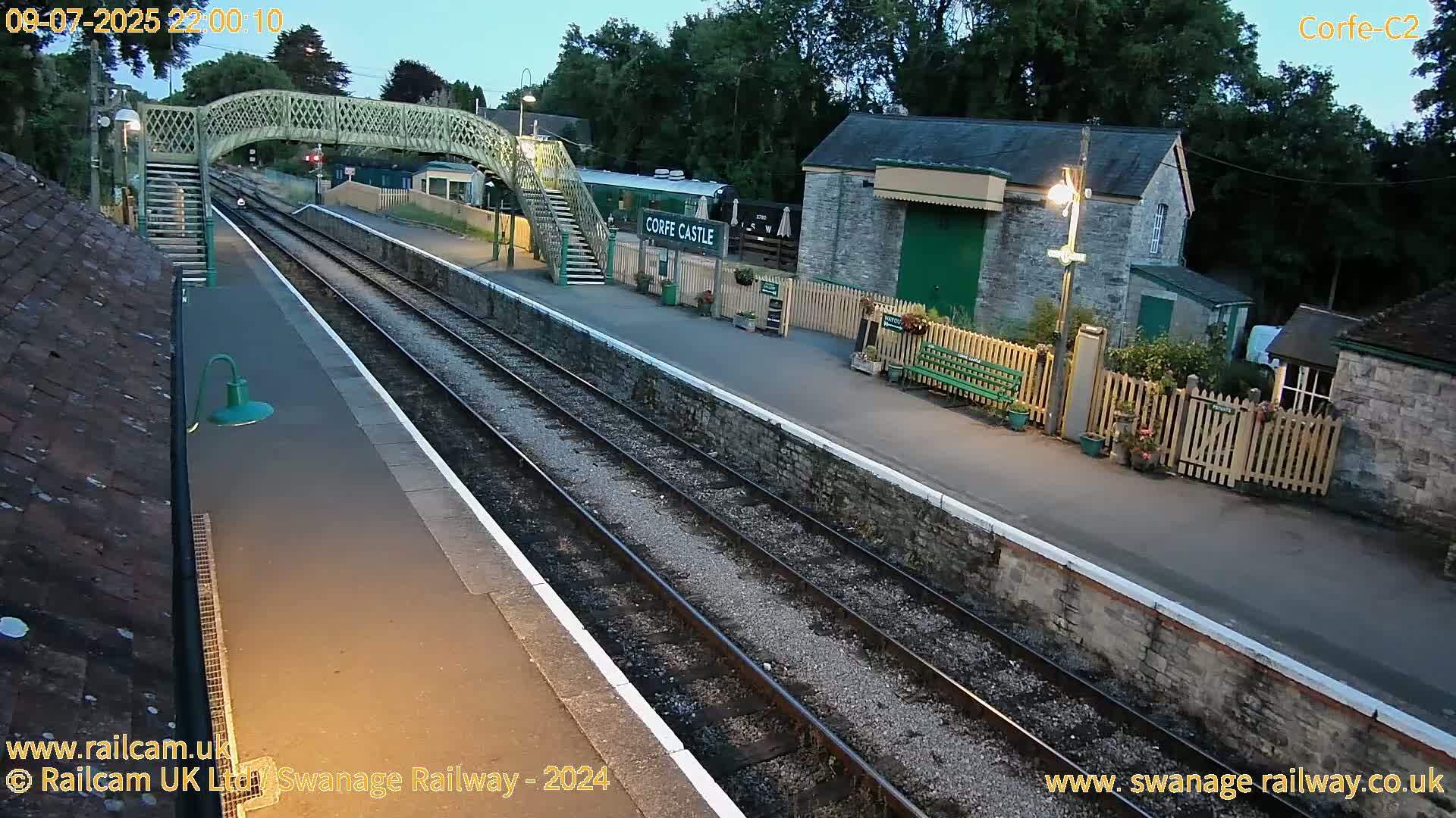 Corfe Castle Train Station Live Cam - Purbeck, Dorset, South West, England, United Kingdom