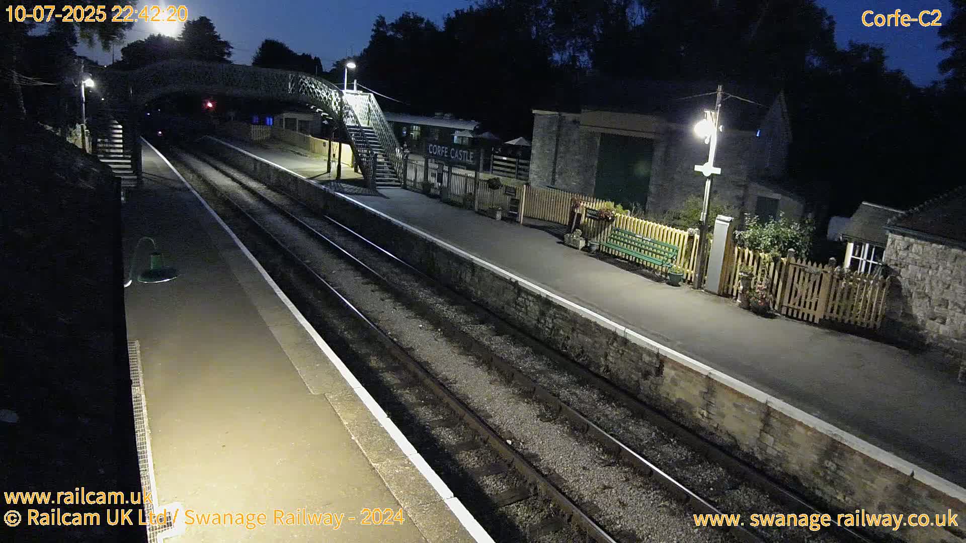 Corfe Castle Train Station Live Cam - Purbeck, Dorset, South West, England, United Kingdom