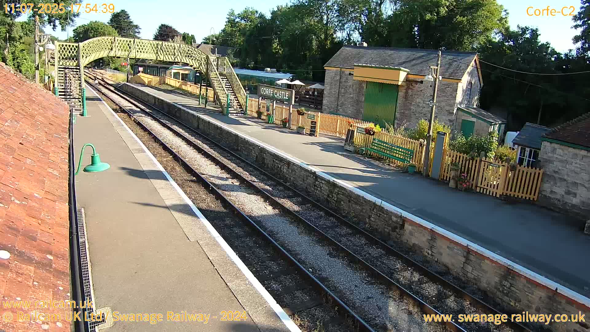 Corfe Castle Train Station Live Cam - Purbeck, Dorset, South West, England, United Kingdom