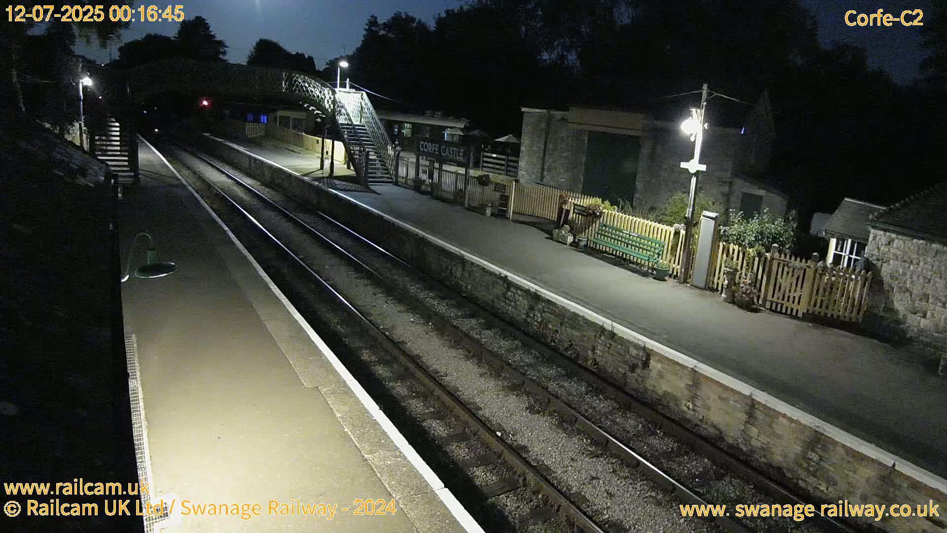 Corfe Castle Train Station Live Cam - Purbeck, Dorset, South West, England, United Kingdom