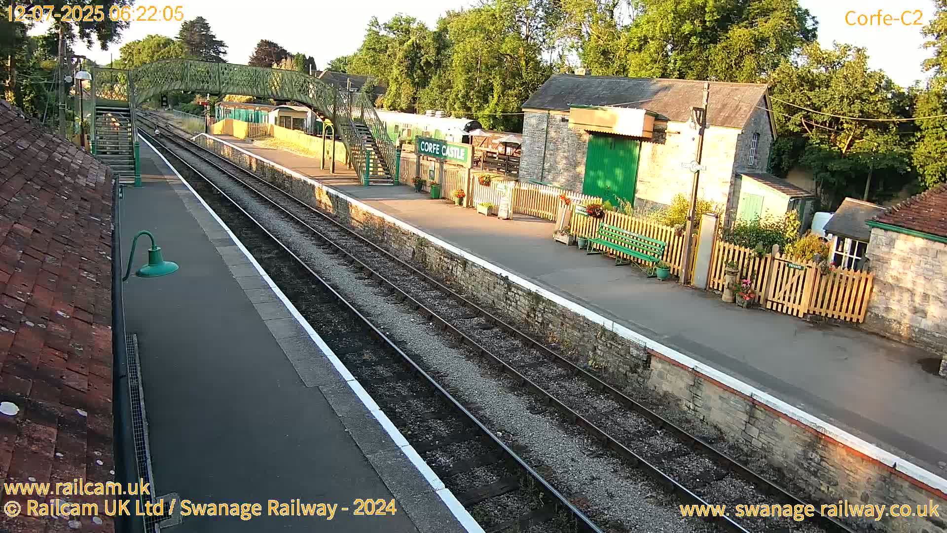 Corfe Castle Train Station Live Cam - Purbeck, Dorset, South West, England, United Kingdom