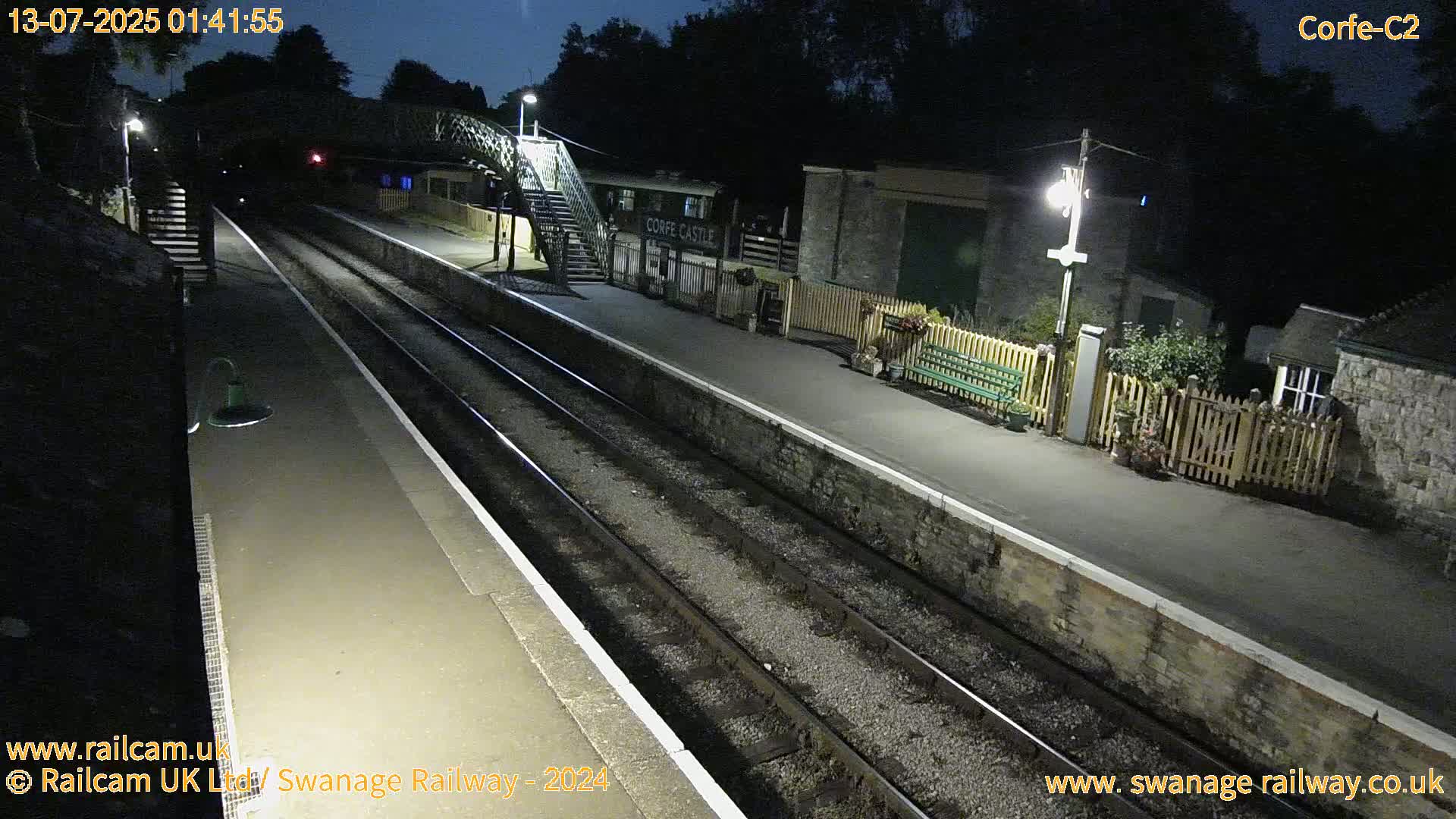 Corfe Castle Train Station Live Cam - Purbeck, Dorset, South West, England, United Kingdom