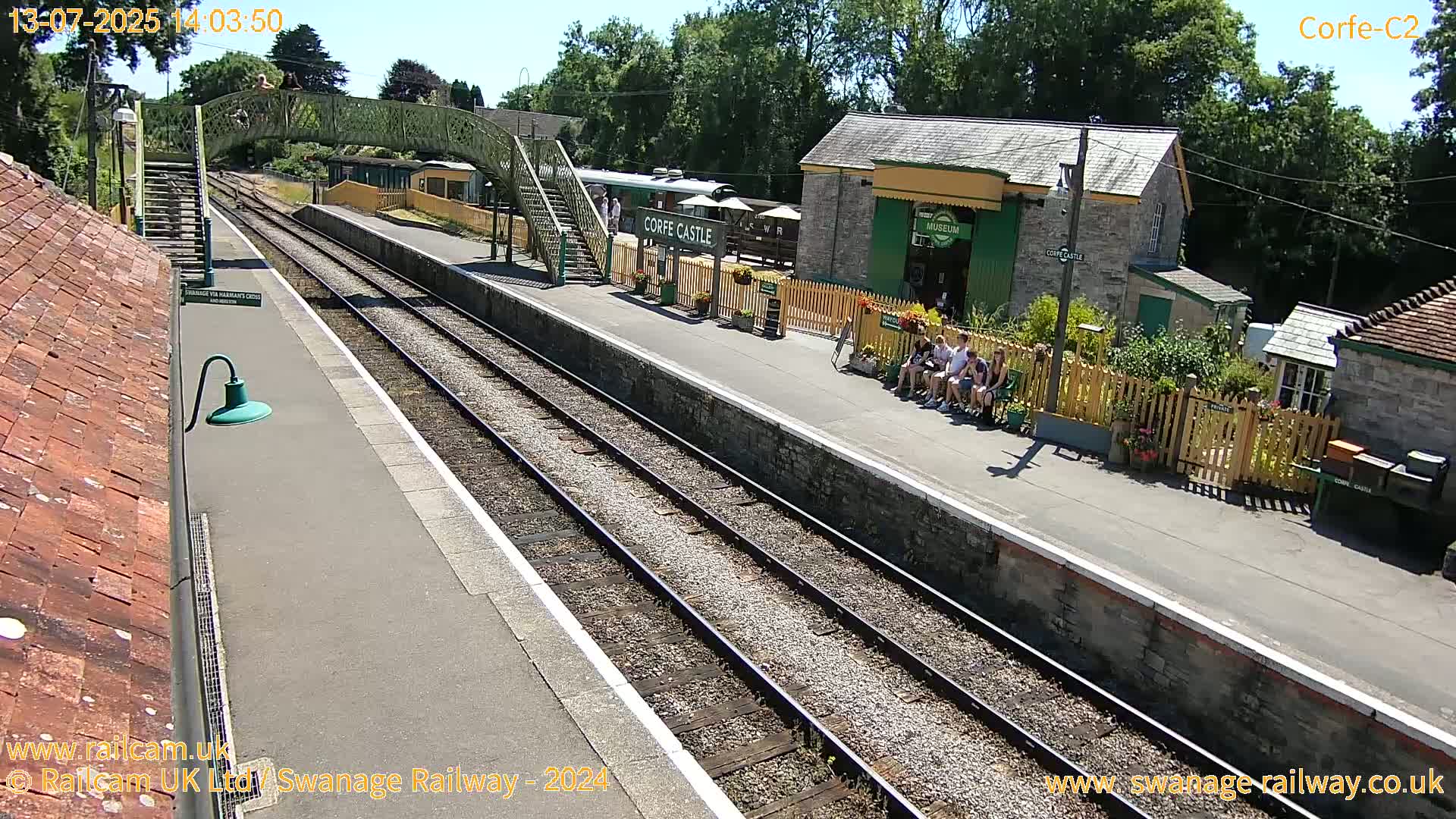 Corfe Castle Train Station Live Cam - Purbeck, Dorset, South West, England, United Kingdom