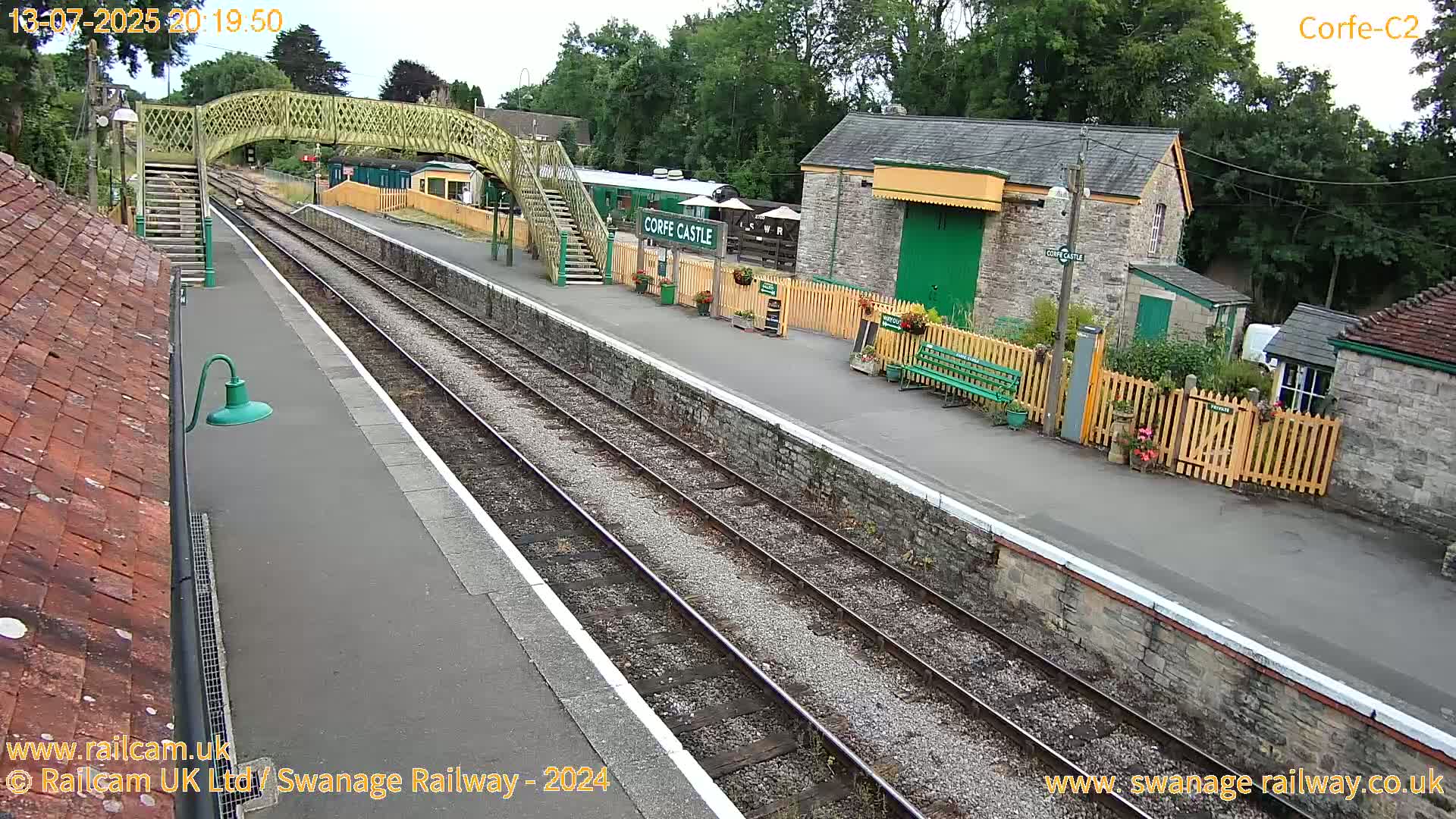 Corfe Castle Train Station Live Cam - Purbeck, Dorset, South West, England, United Kingdom