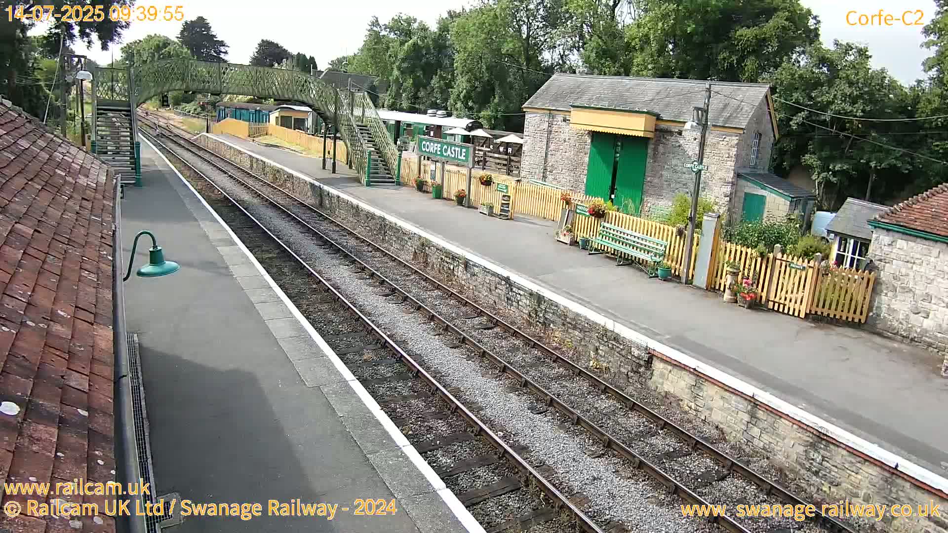 Corfe Castle Train Station Live Cam - Purbeck, Dorset, South West, England, United Kingdom