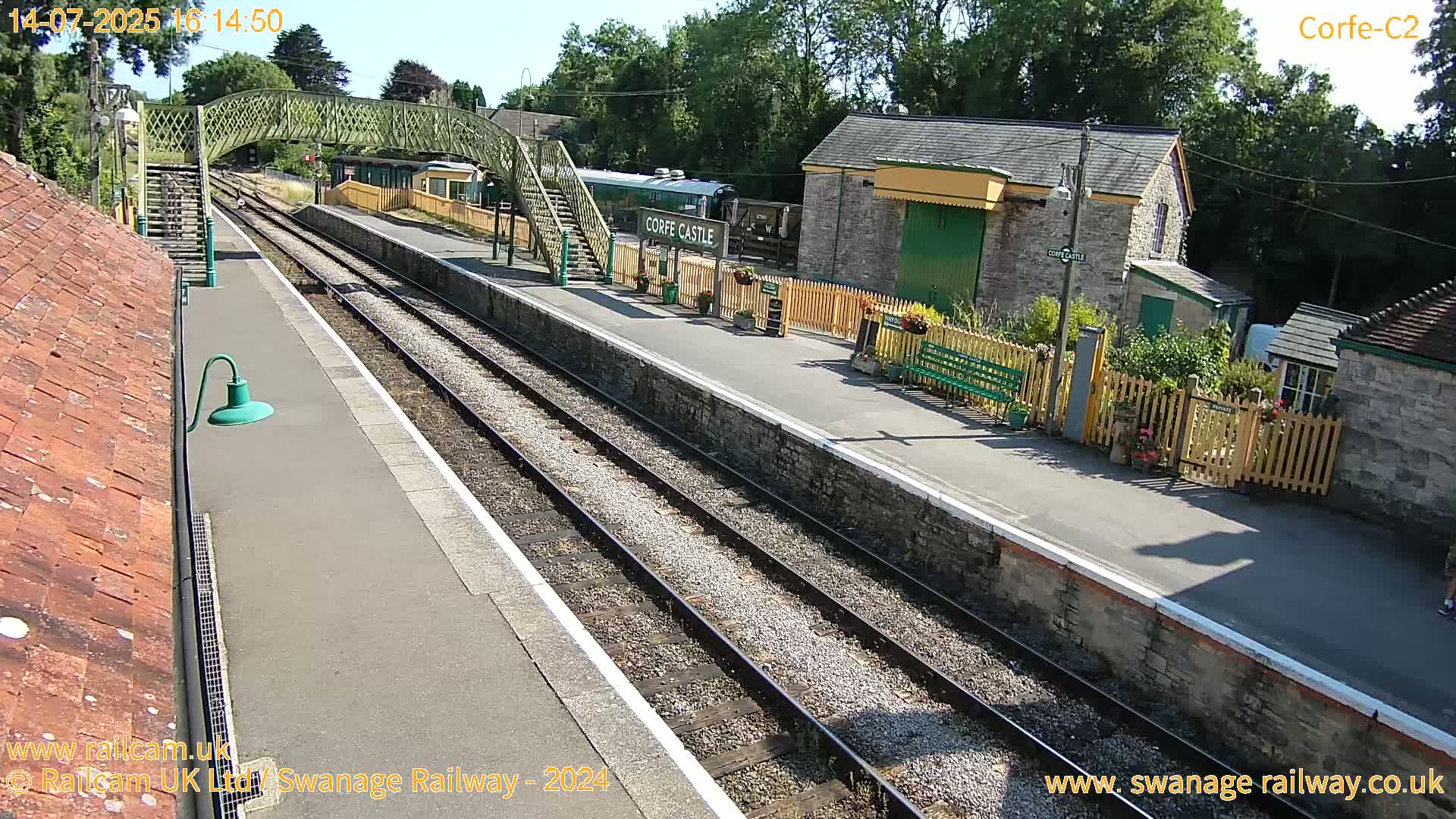 Corfe Castle Train Station Live Cam - Purbeck, Dorset, South West, England, United Kingdom