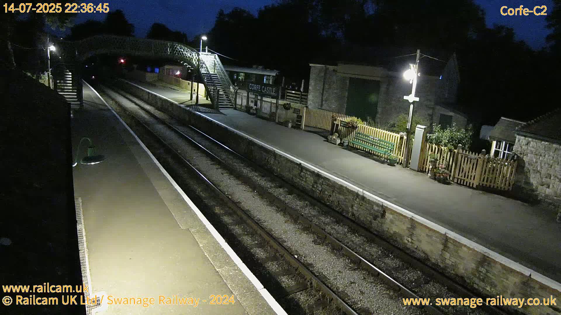 Corfe Castle Train Station Live Cam - Purbeck, Dorset, South West, England, United Kingdom