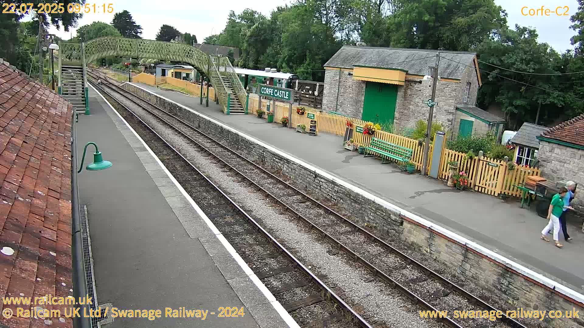 Corfe Castle Train Station Live Cam - Purbeck, Dorset, South West, England, United Kingdom