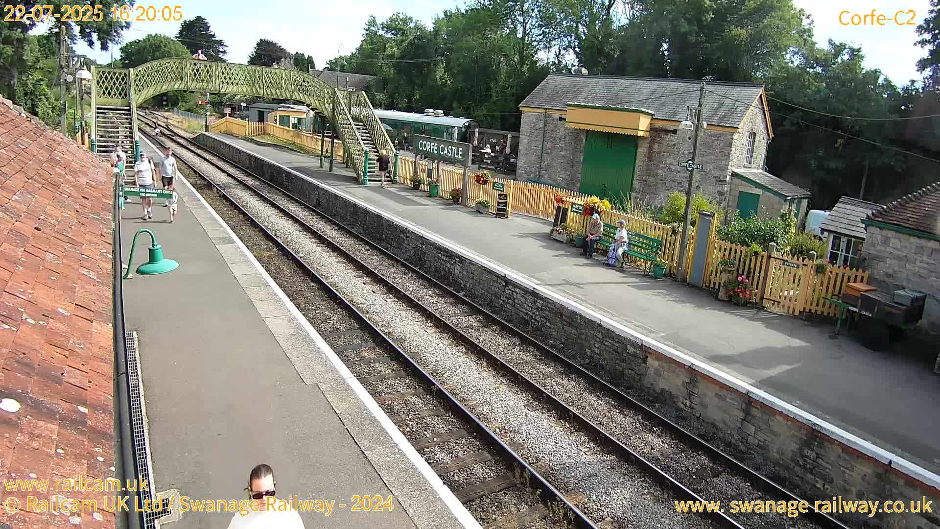 Corfe Castle Train Station Live Cam - Purbeck, Dorset, South West, England, United Kingdom