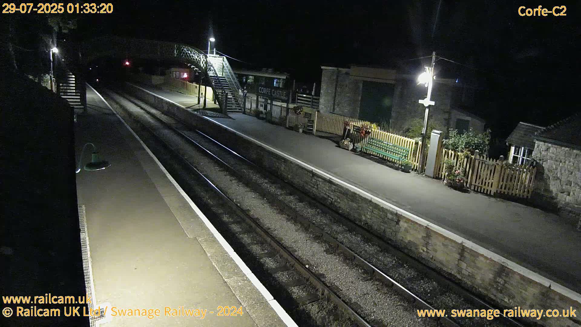 Corfe Castle Train Station Live Cam - Purbeck, Dorset, South West, England, United Kingdom