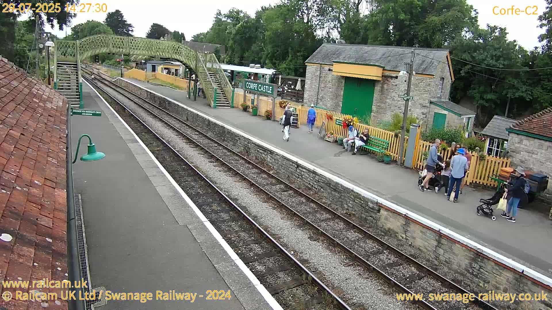 Corfe Castle Train Station Live Cam - Purbeck, Dorset, South West, England, United Kingdom