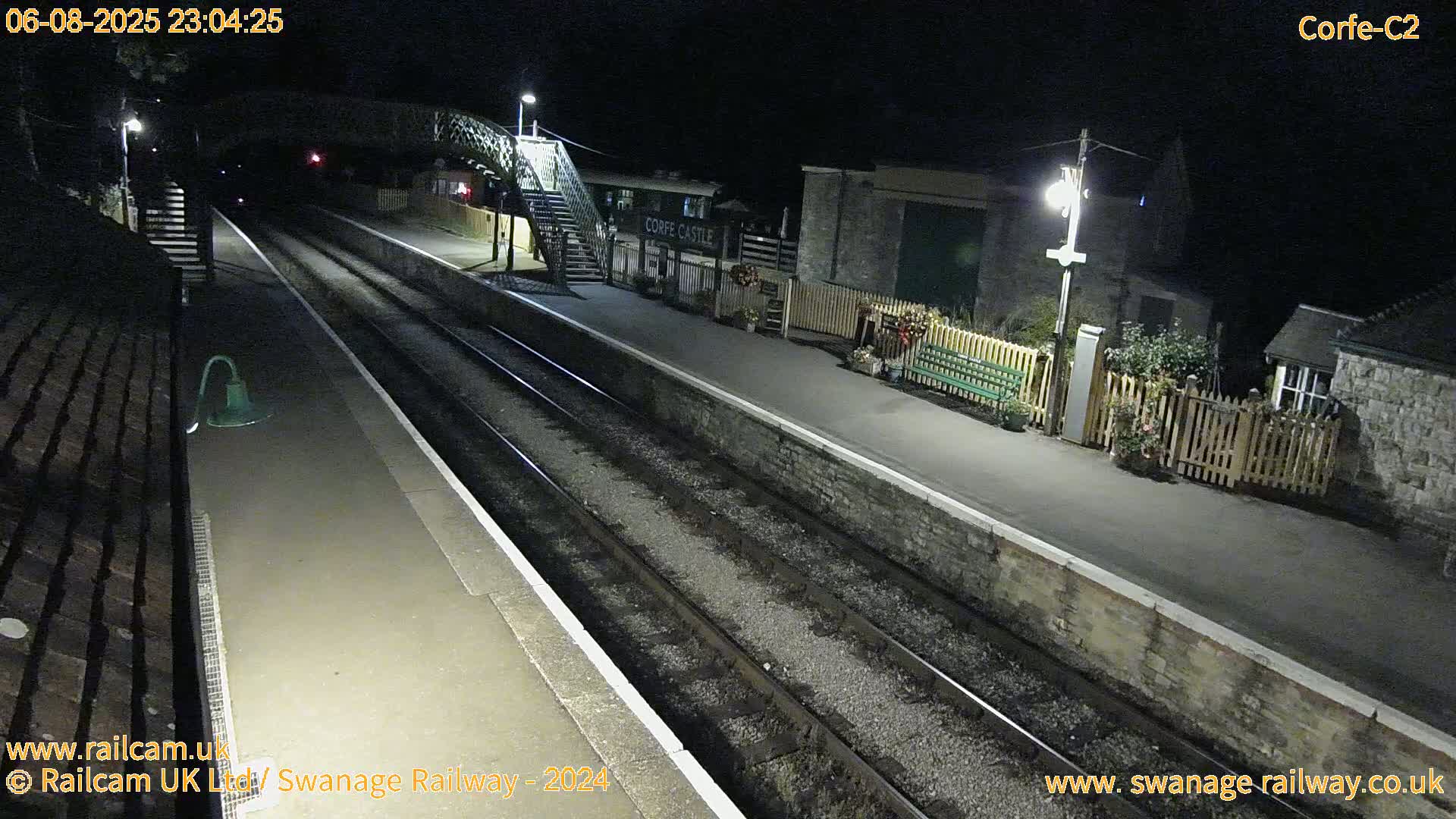 Corfe Castle Train Station Live Cam - Purbeck, Dorset, South West, England, United Kingdom