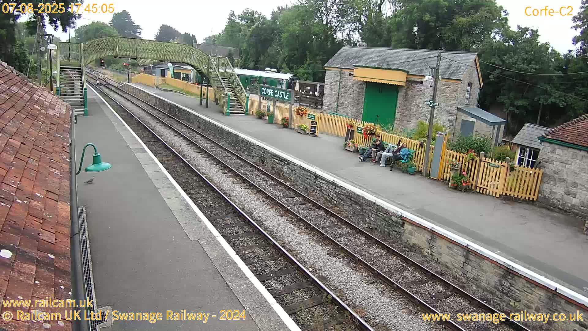 Corfe Castle Train Station Live Cam - Purbeck, Dorset, South West, England, United Kingdom