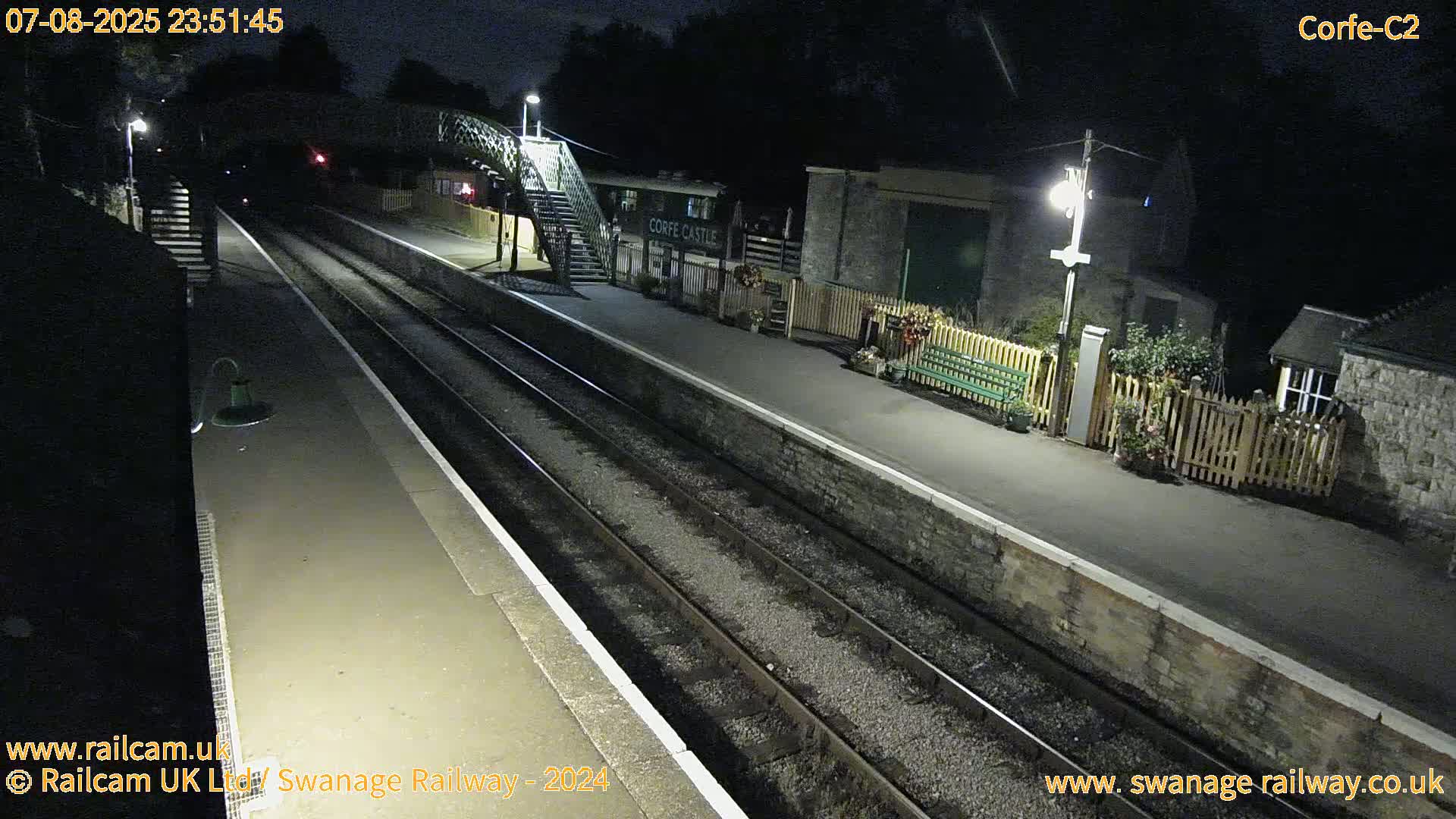 Corfe Castle Train Station Live Cam - Purbeck, Dorset, South West, England, United Kingdom