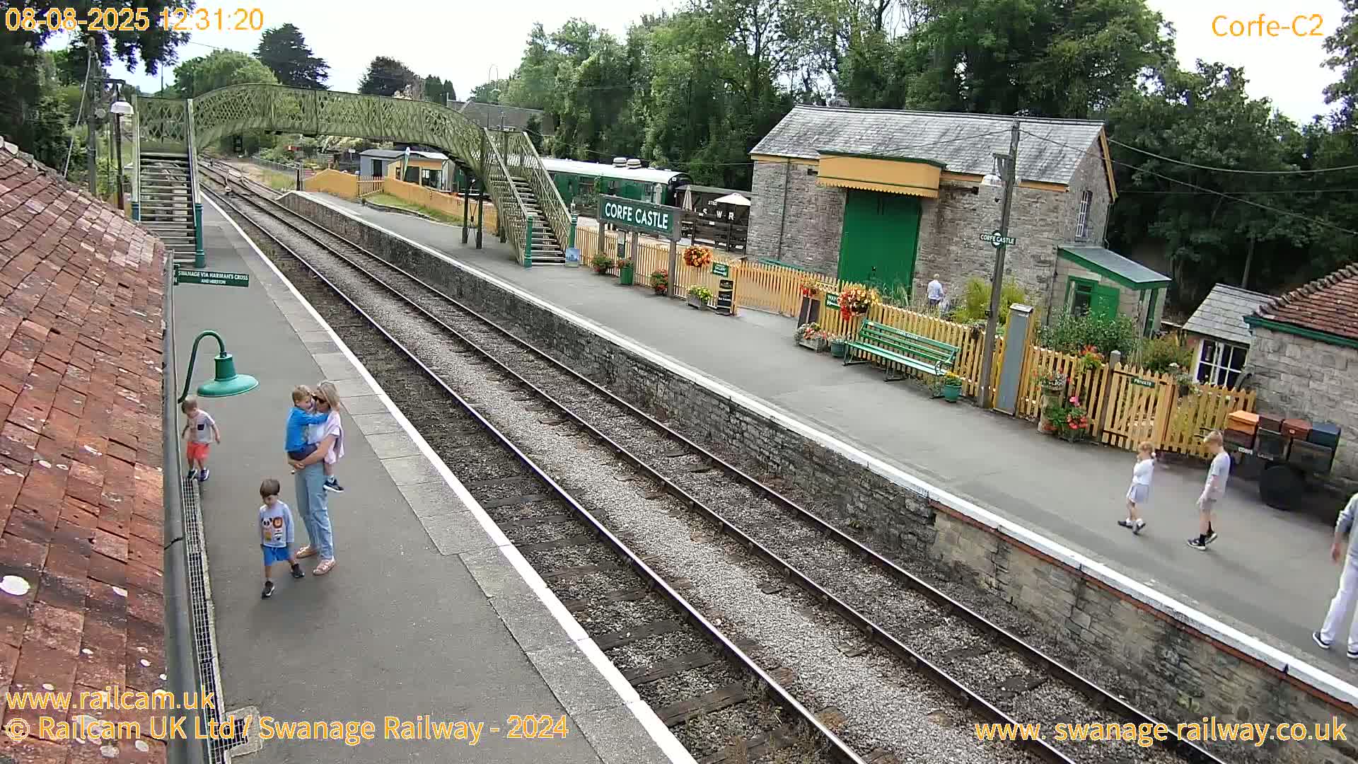 Corfe Castle Train Station Live Cam - Purbeck, Dorset, South West, England, United Kingdom