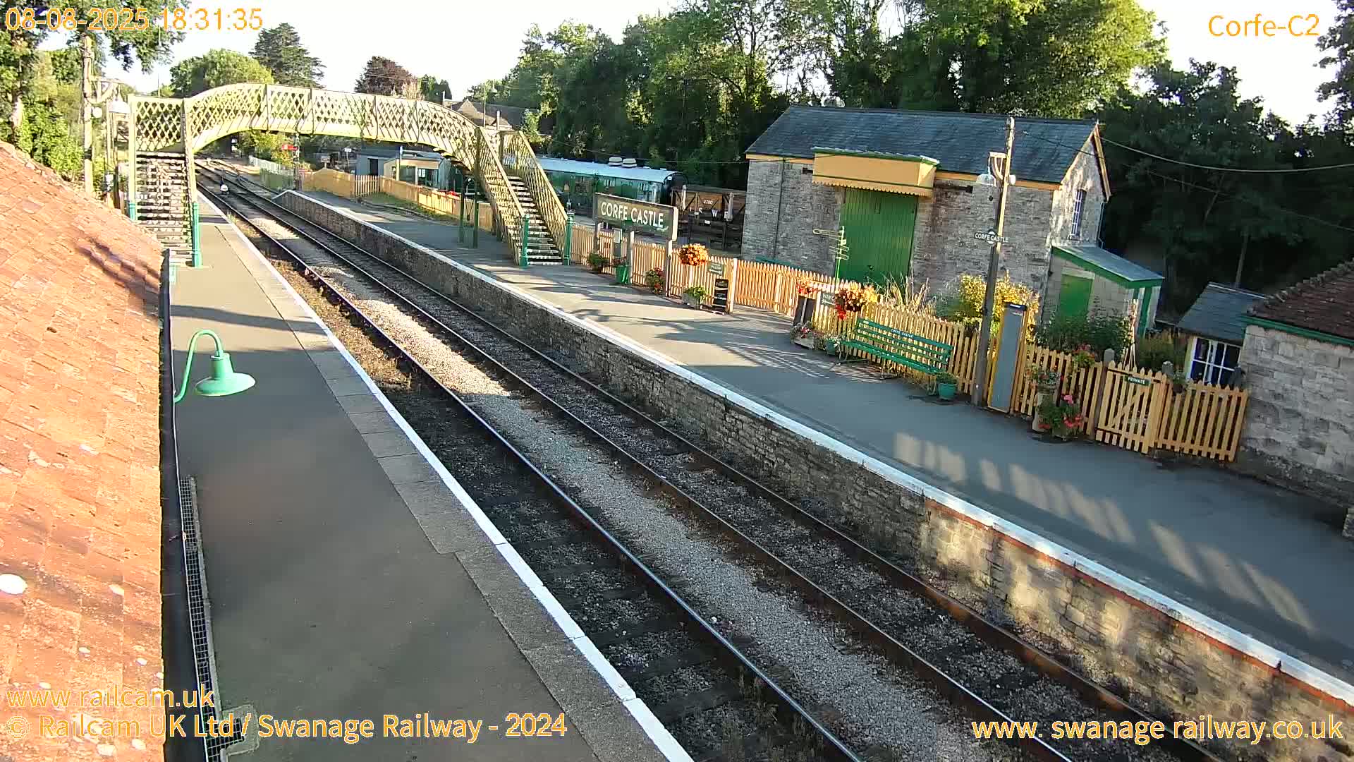 Corfe Castle Train Station Live Cam - Purbeck, Dorset, South West, England, United Kingdom